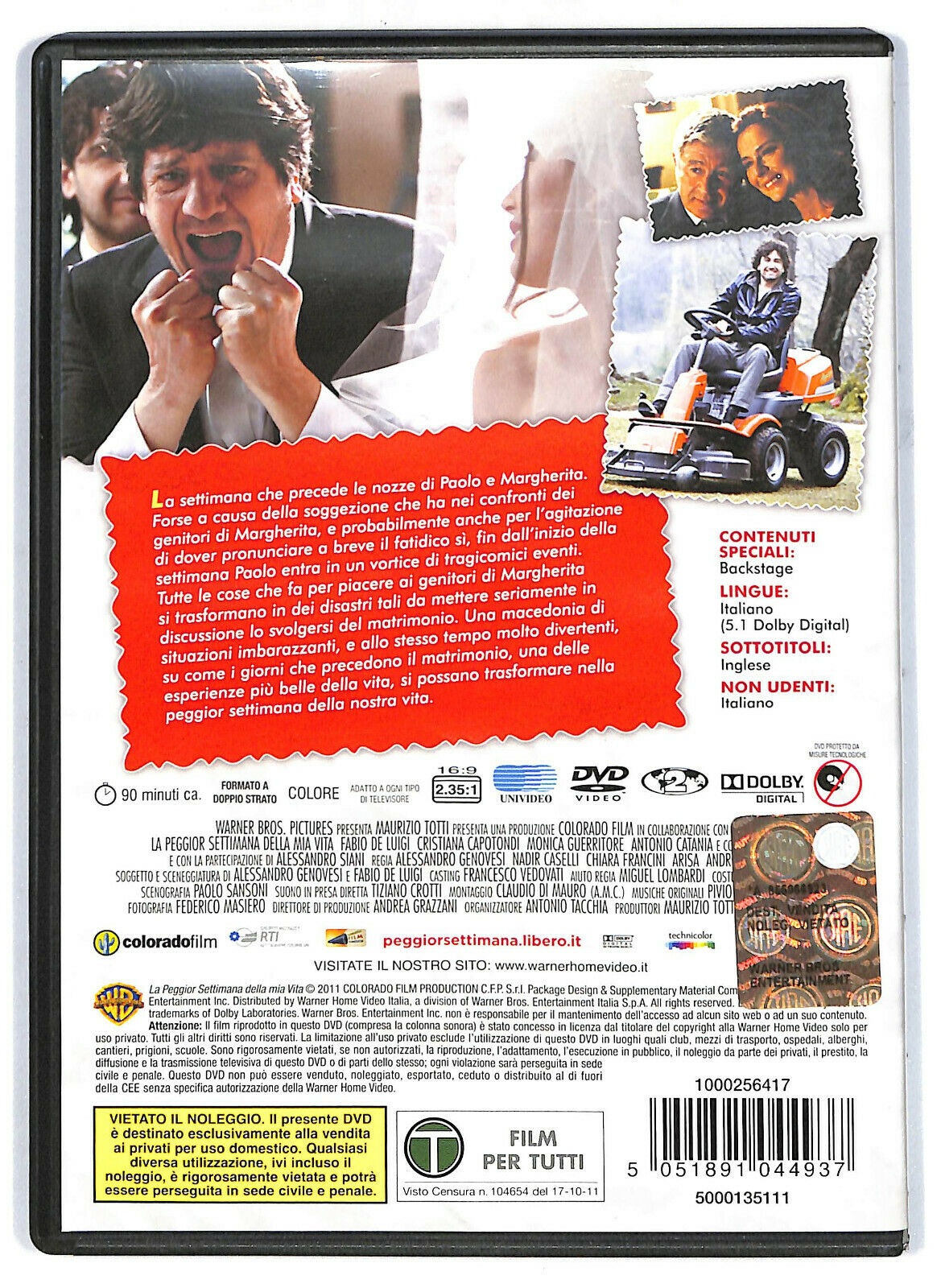 EBOND La Peggior Settimana Della Mia Vita DVD D573537