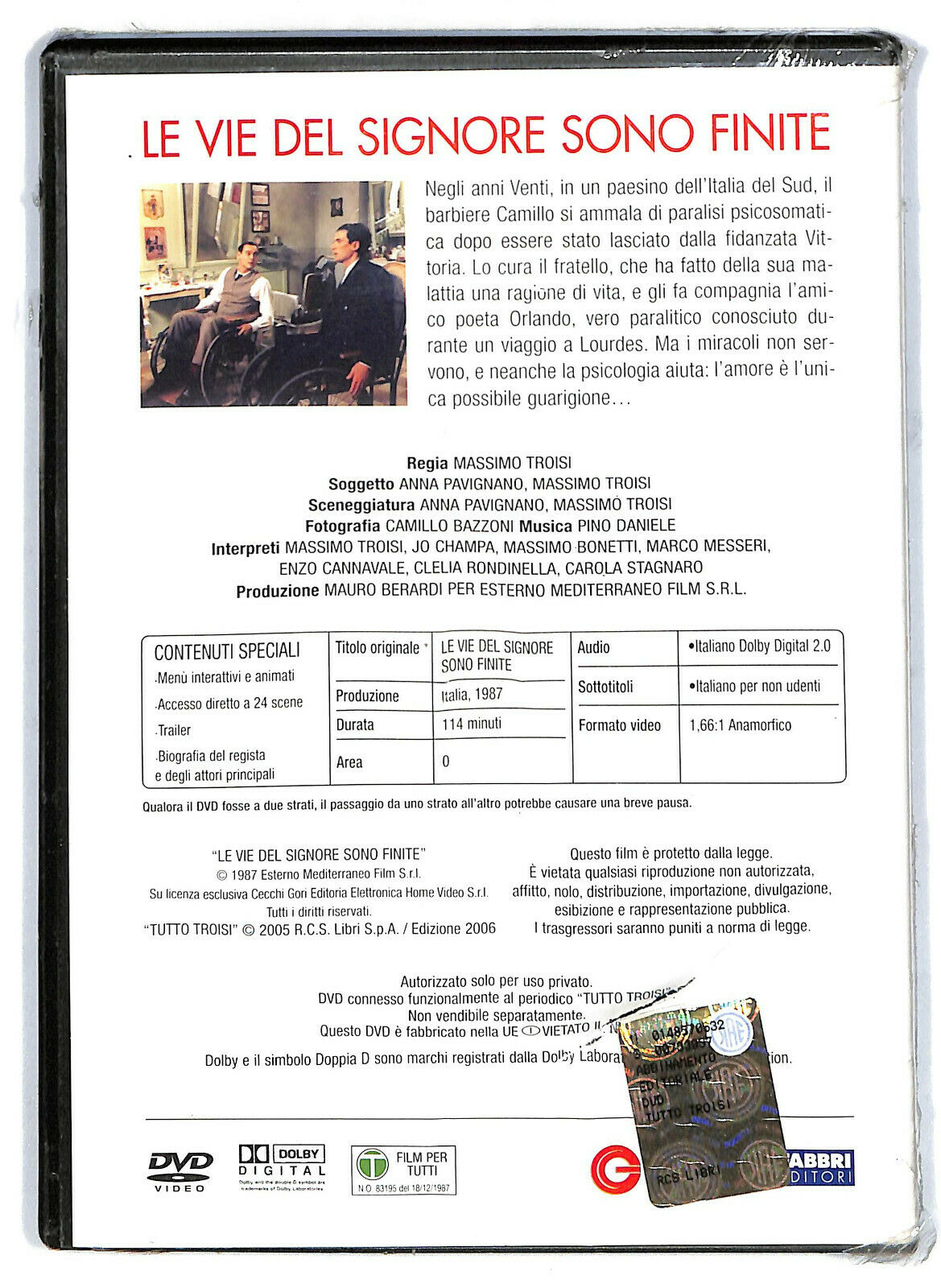 EBOND Tutto Troisi - Le Vie Del Signore Sono Finite DVD D573549