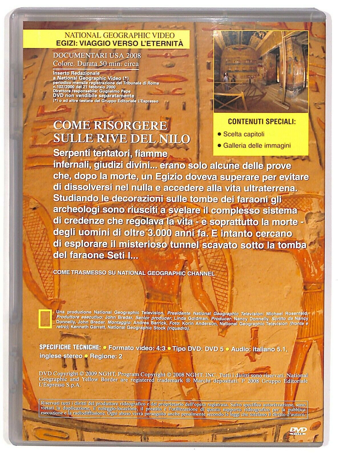 EBOND Egizi Viaggio Verso L'eternita - National Geographic Vol.80 DVD D573652