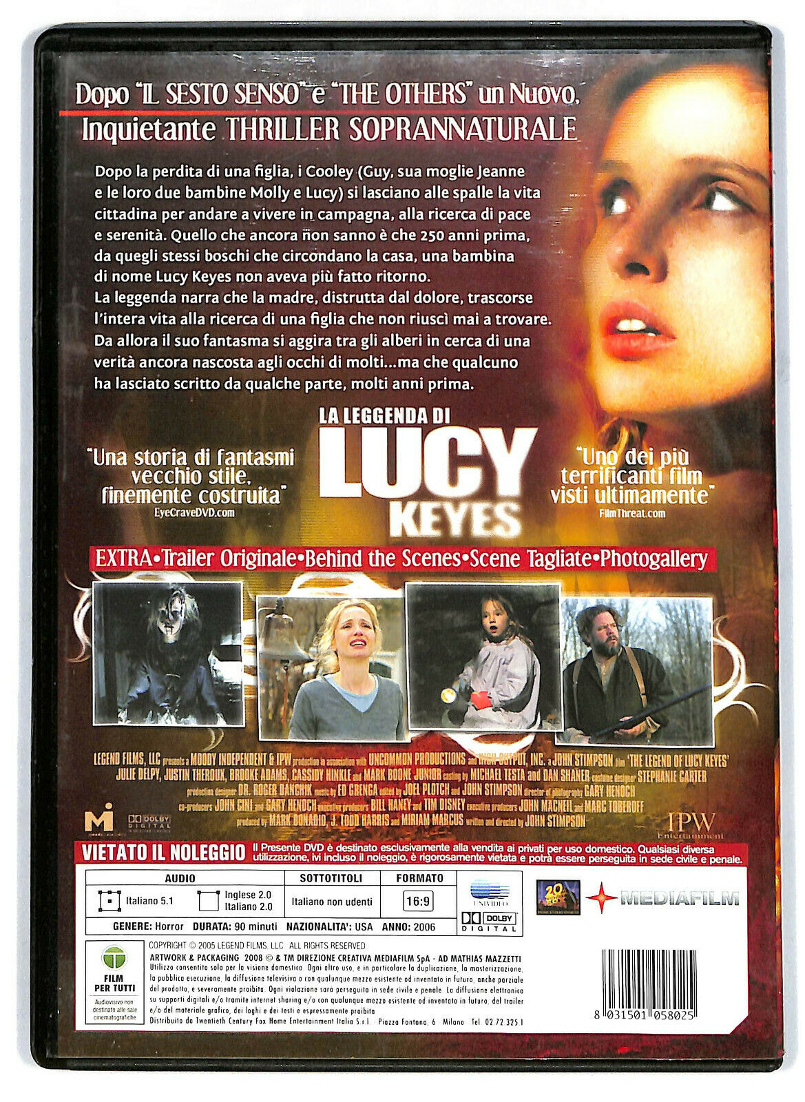 EBOND La Leggenda Di Lucy Keyes DVD Ex Noleggio D573809