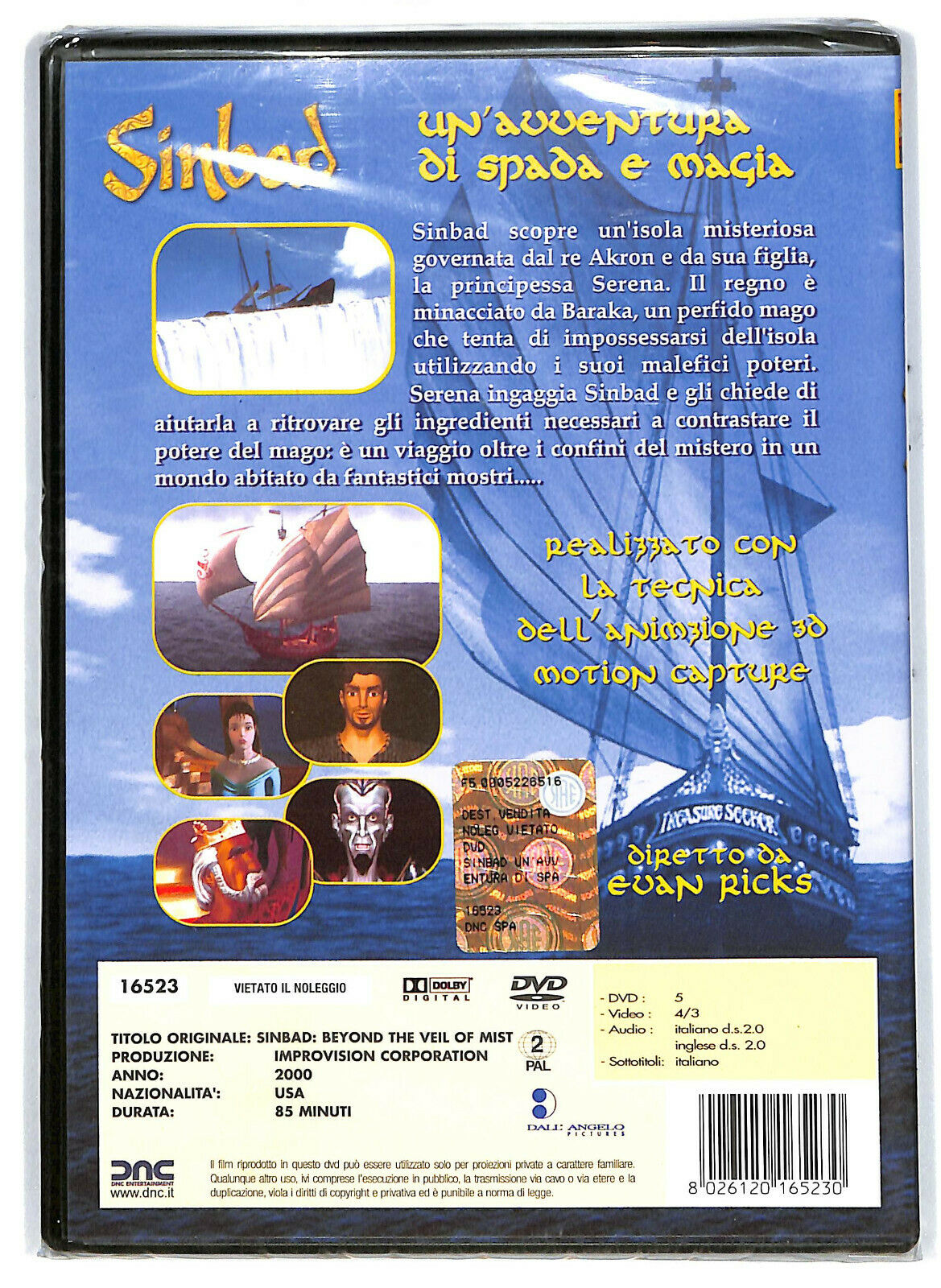EBOND Sinbad - Un'avventura Di Spada E Magia DVD D573814