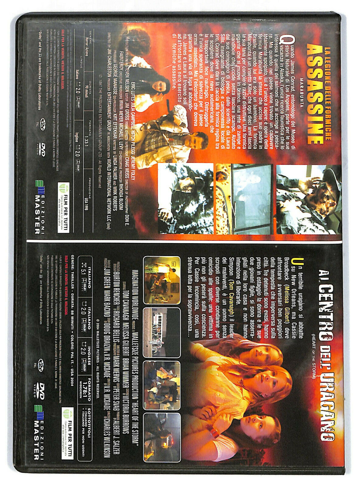 EBOND Al Centro Dell'uragano - La Lwgione Delle Formiche Assassine DVD D573818