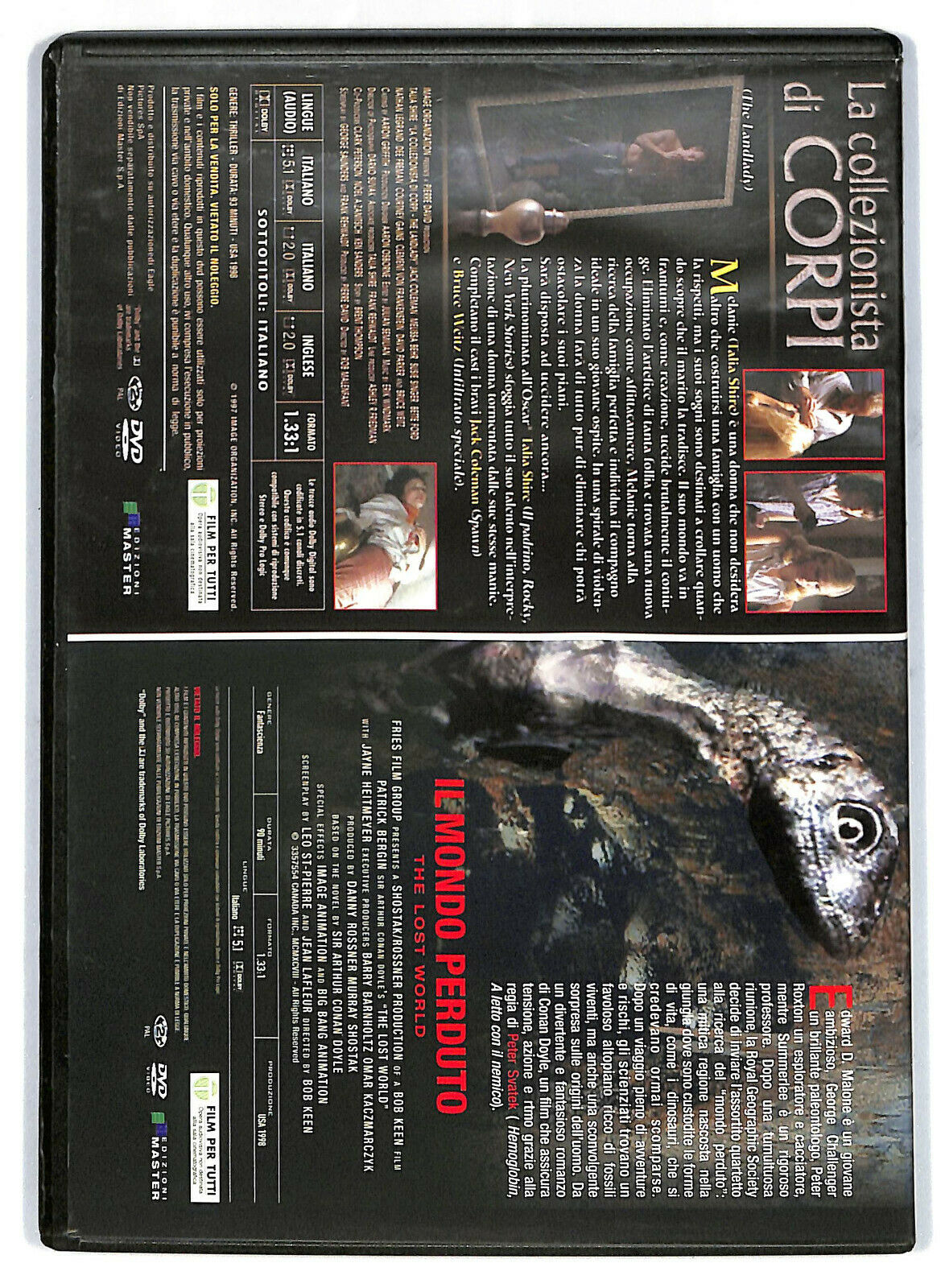 EBOND Il Mondo Perduto - La Collezionista Di Corpi DVD Editoriale D573823