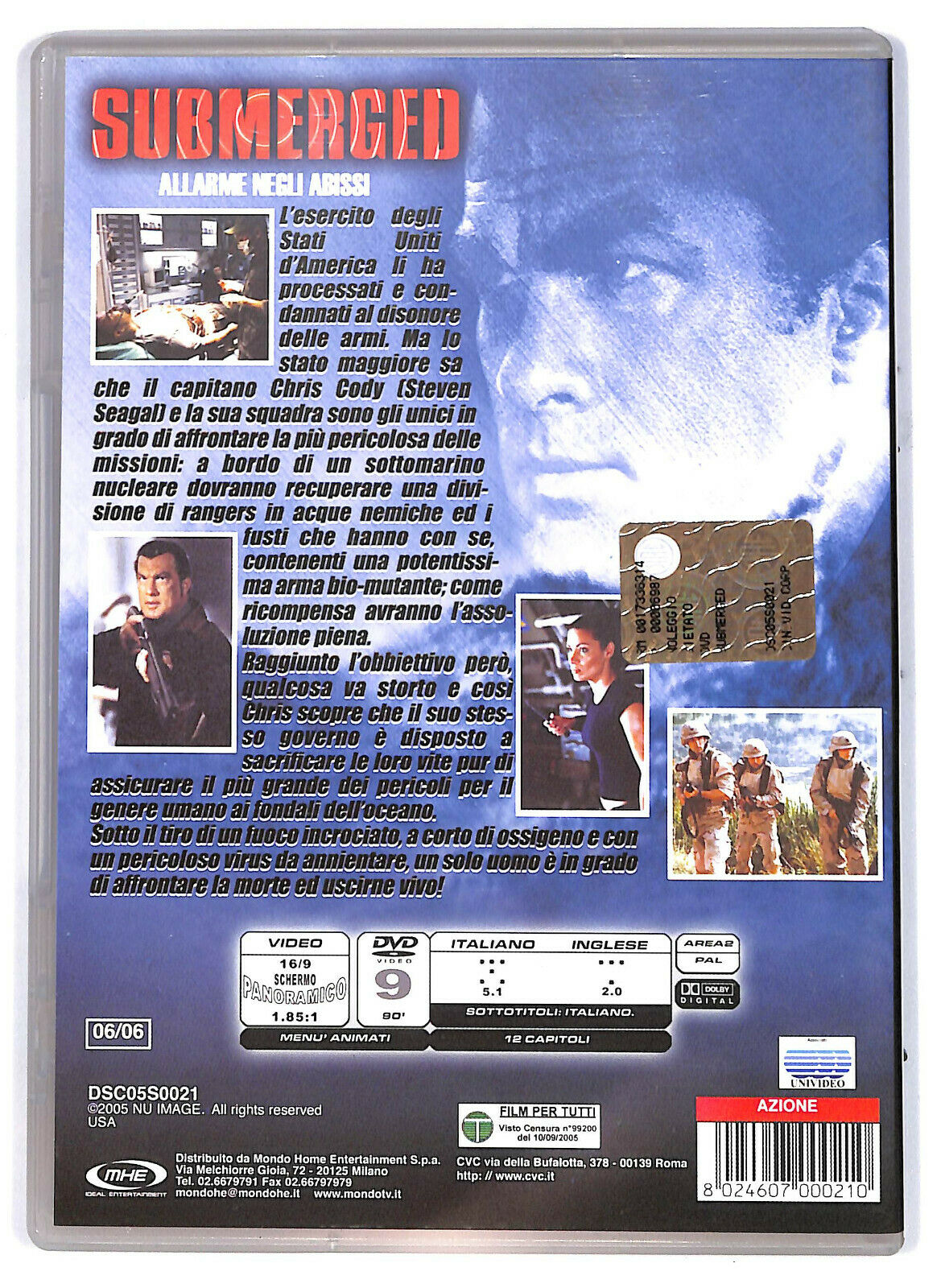 EBOND Submerged - Allarme Negli Abiss DVD D573843