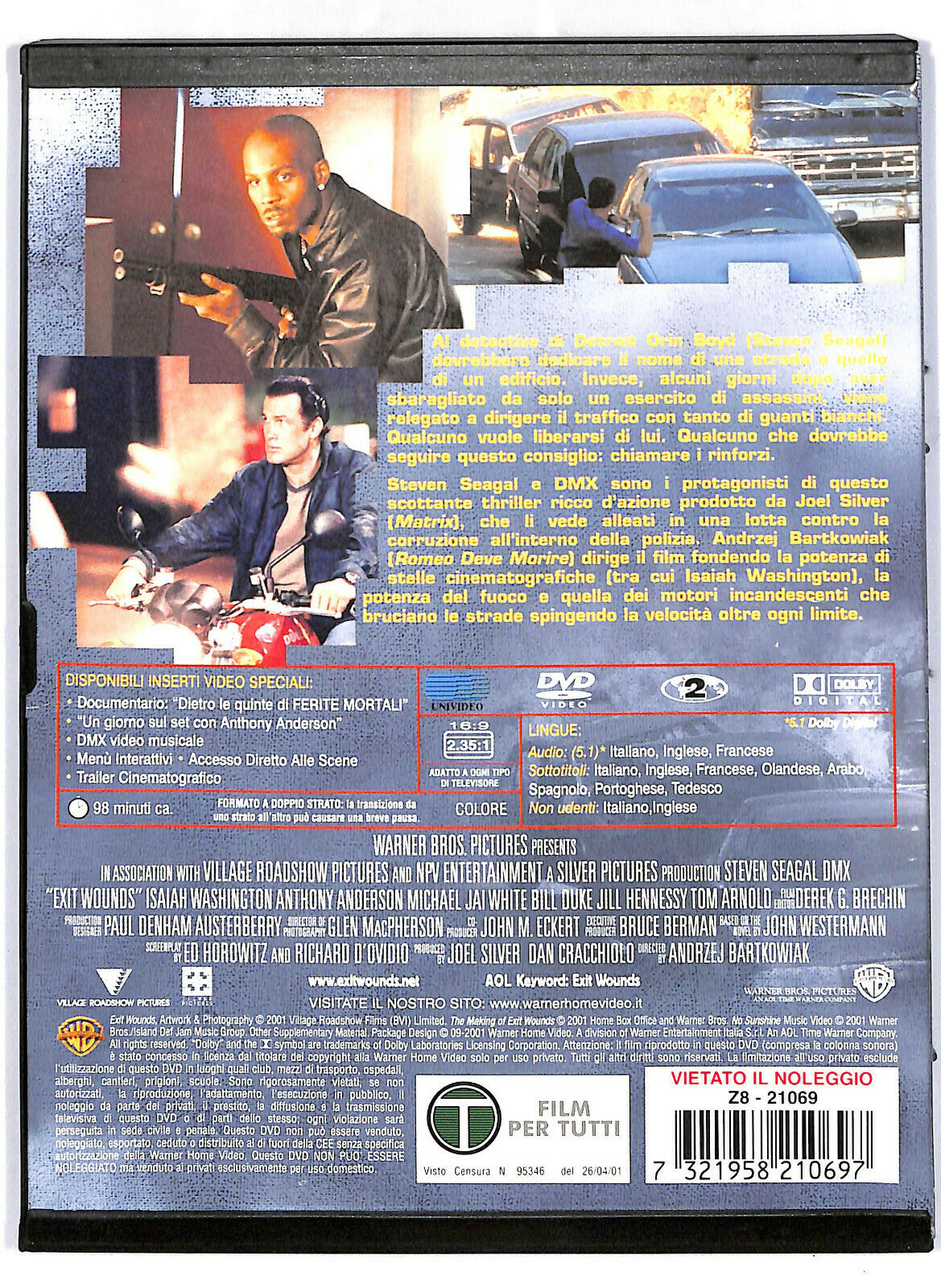 EBOND Ferite Mortali DVD Snapper D573862
