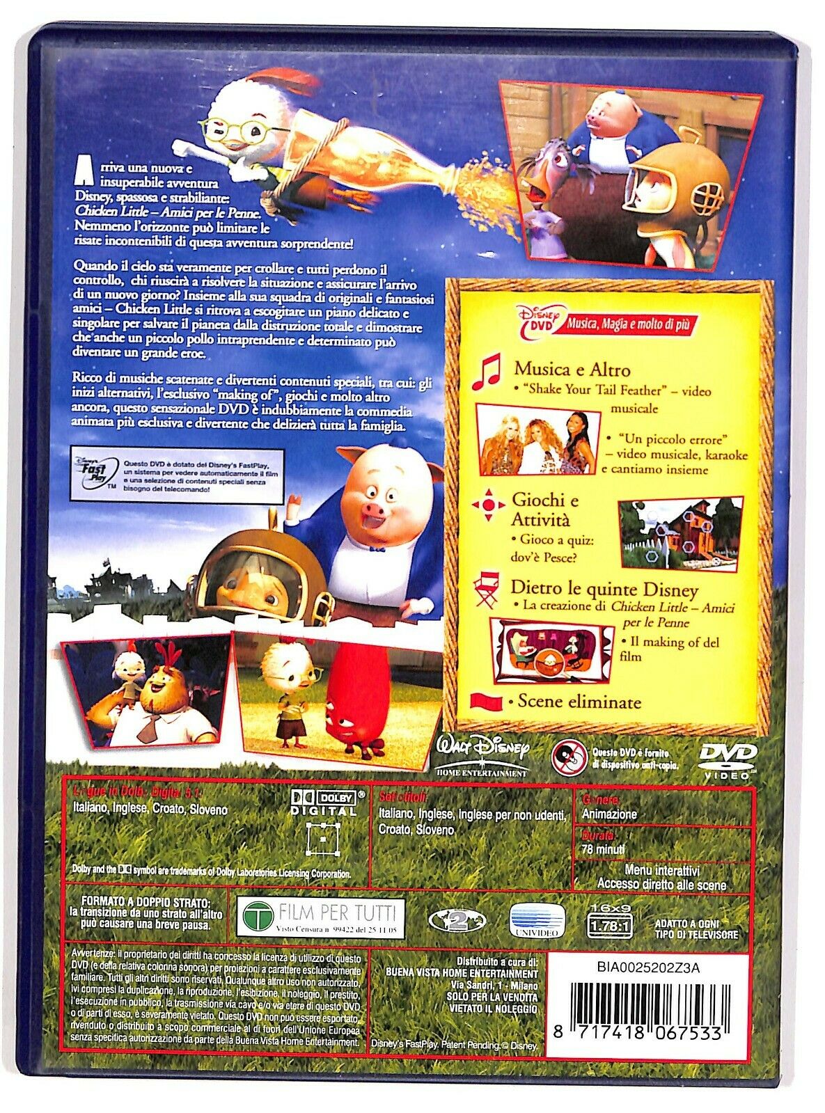 EBOND Chicken Little - Amici Per Le Penne DVD D573905