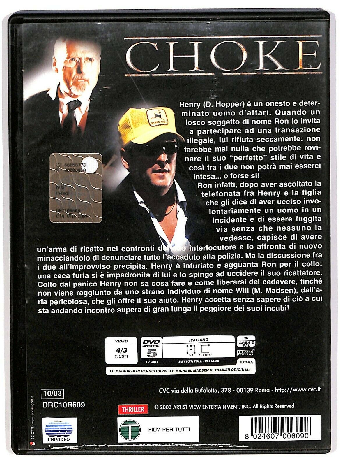 EBOND Choke Di John Sjogren DVD D573910