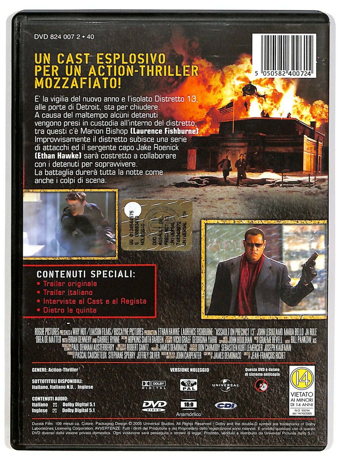 EBOND Assault On Precinct 13 DVD Ex Noleggio D574346