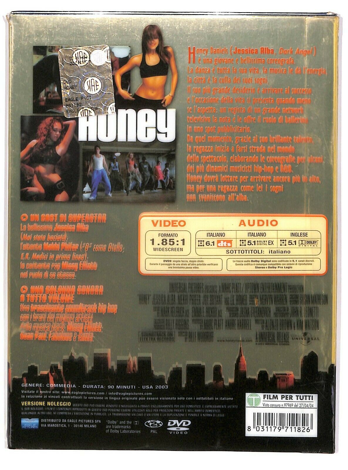 EBOND Honey DVD Digipack D574526