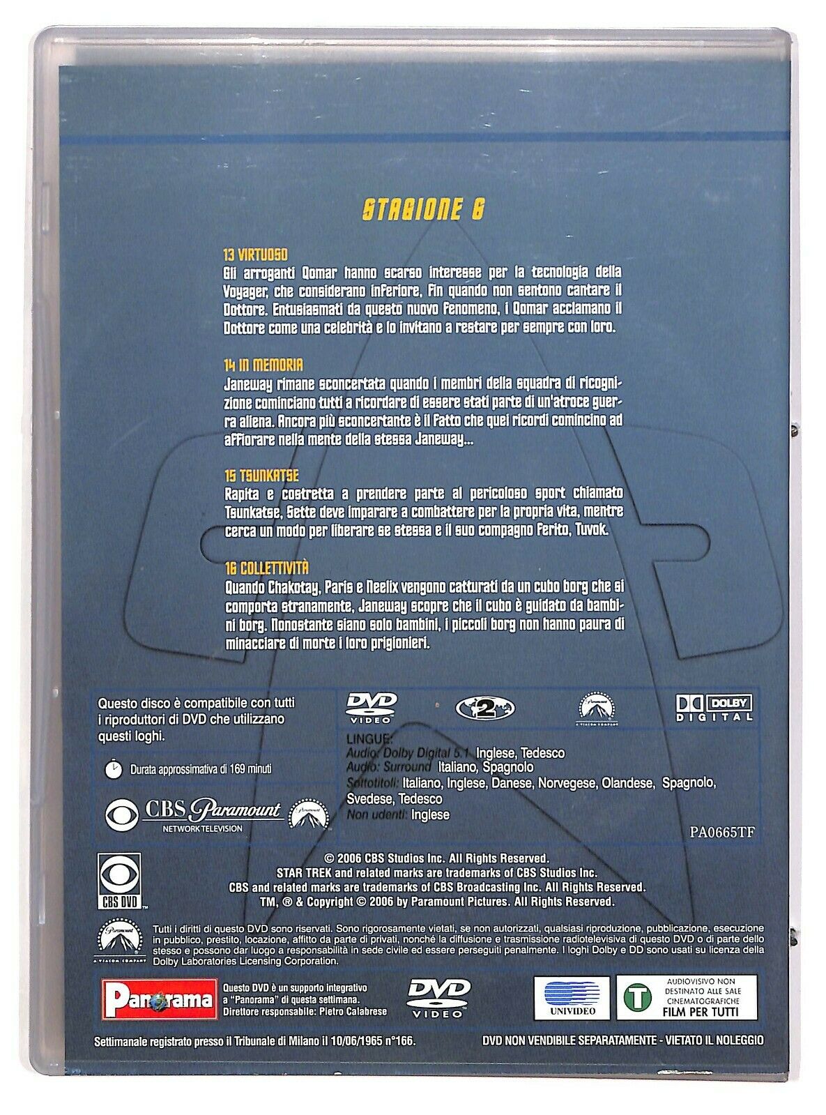 EBOND Star Trek Voyager Vol.4 Stagione 6 Episodi 13-16 DVD D574534