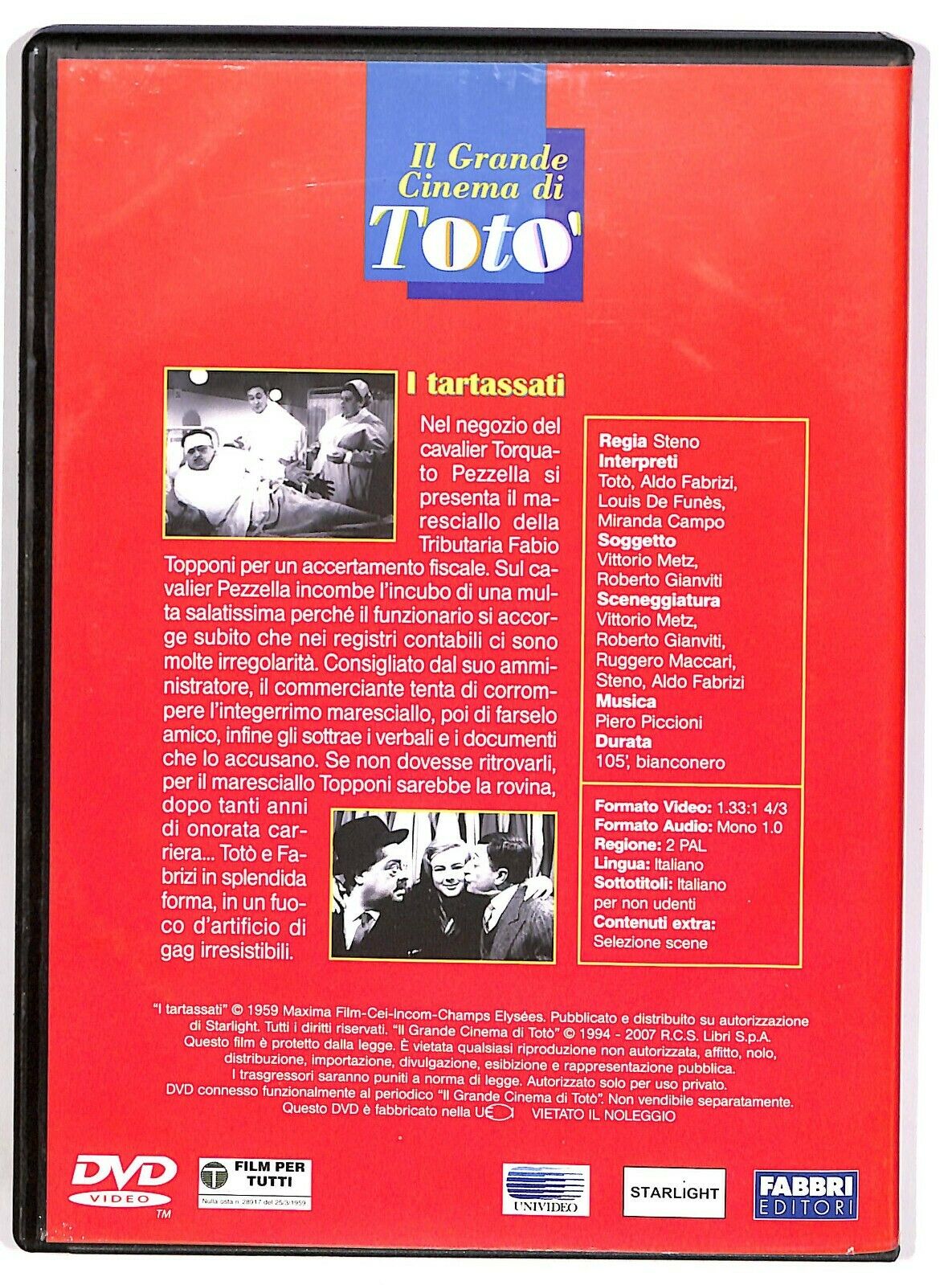 EBOND I Tartassati Il Grande Cinema Di Toto DVD Editoriale D574558