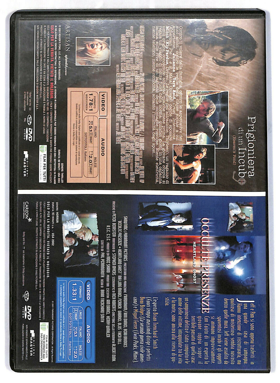 EBOND Occulte Presenze - Prigioniera Di Un Incubo DVD D574611