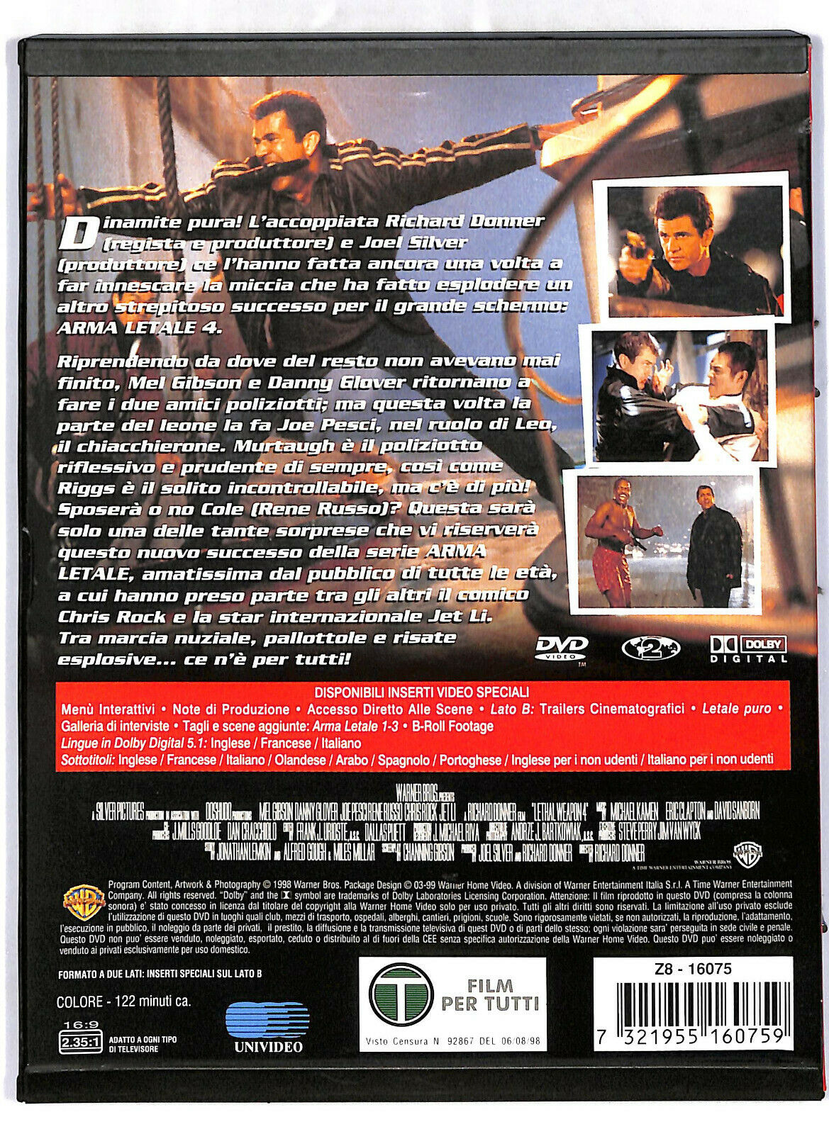 EBOND Arma Letale 4 DVD Snapper D574614