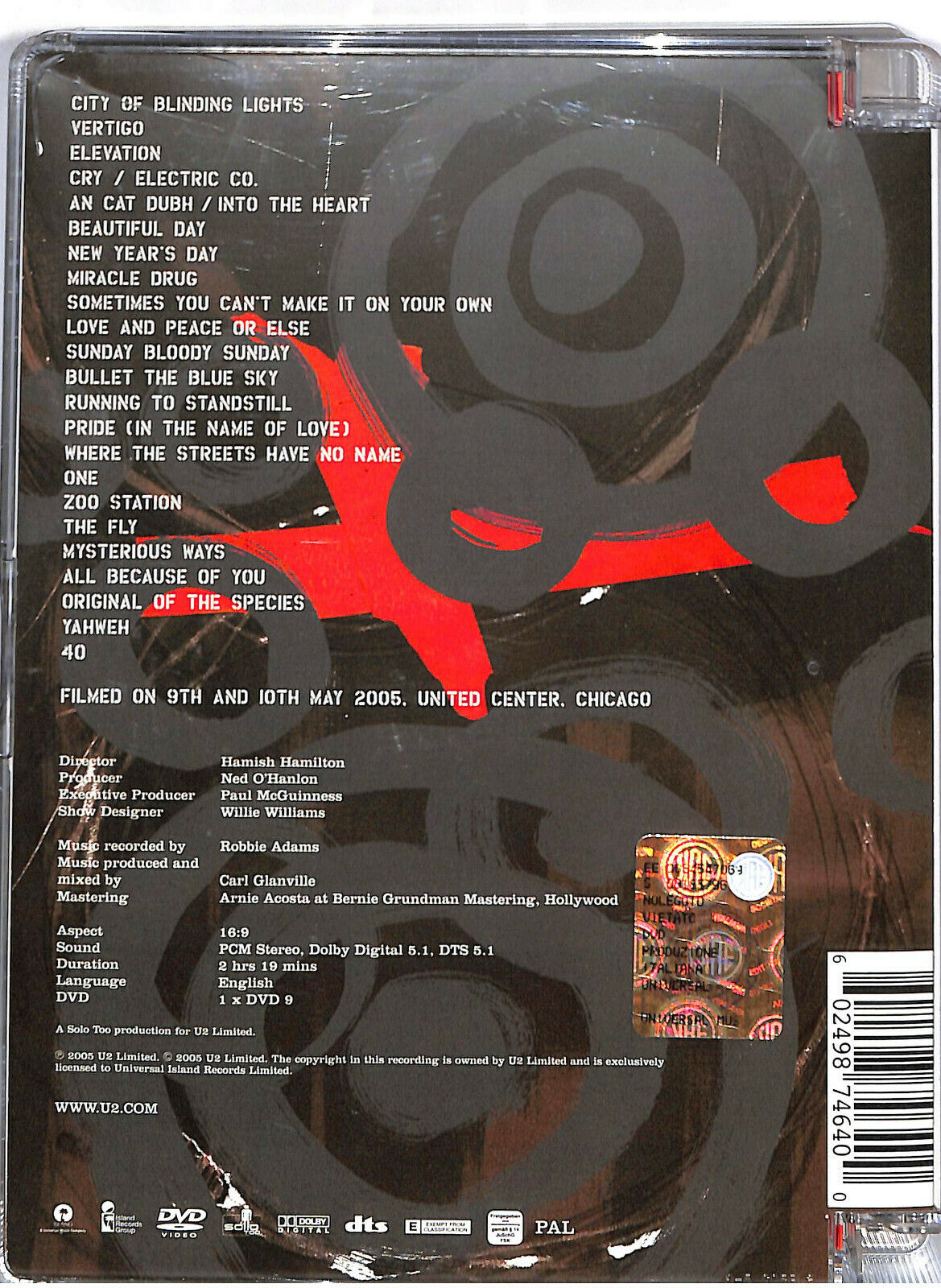 EBOND U2- Vertigo 2005/u2 Live From Chicago DVD Sjb D574703