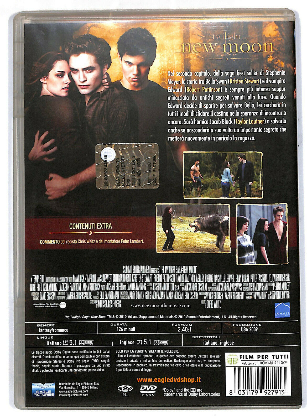 EBOND The Twilight Saga - New Moon DVD D574708