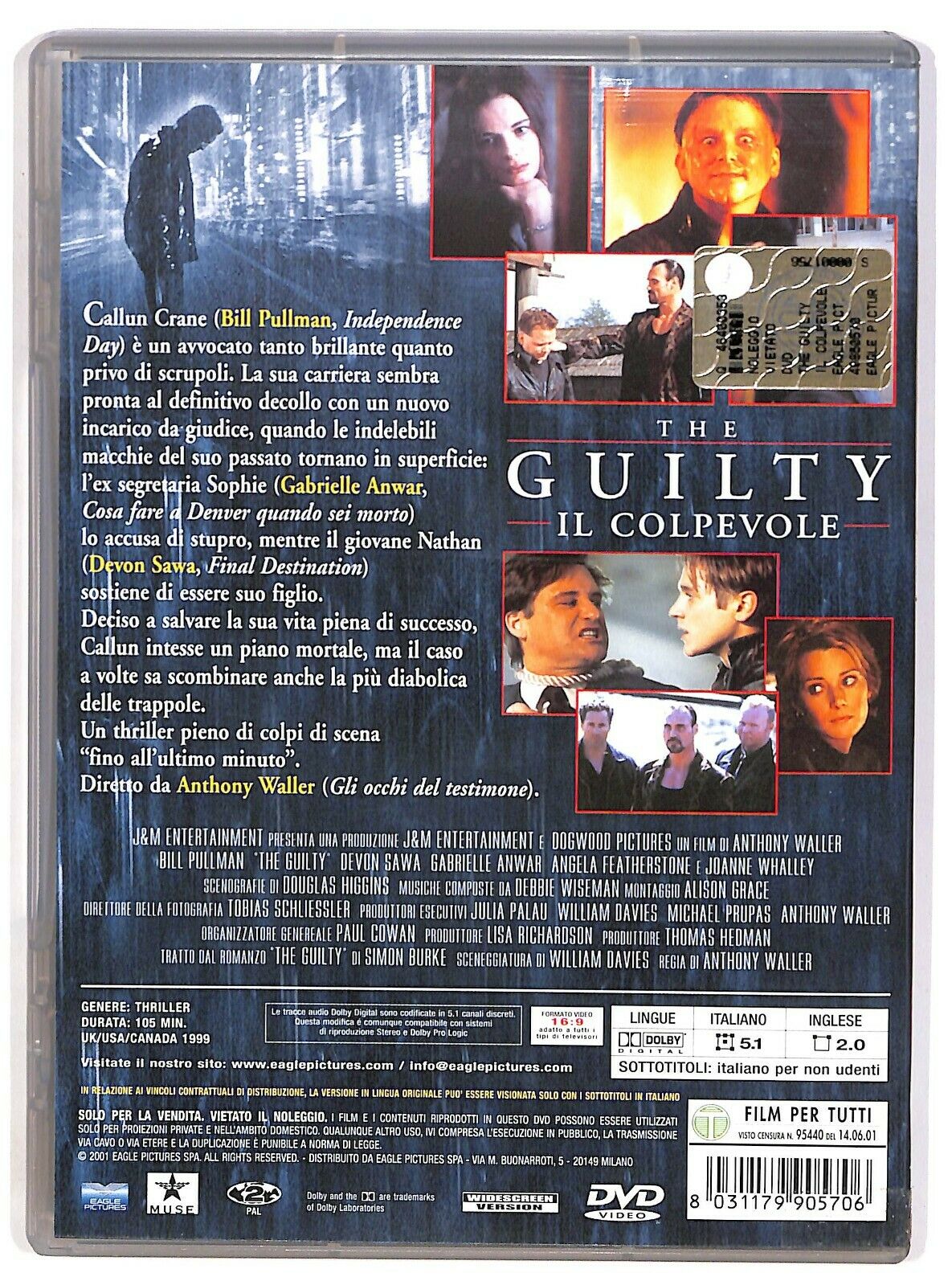 EBOND The Guilty Con Bill Pullman DVD D574847