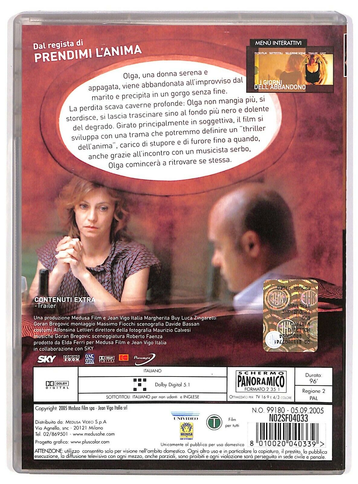 EBOND I Giorni Dell'abbandono Di Roberto Faenza DVD D574848