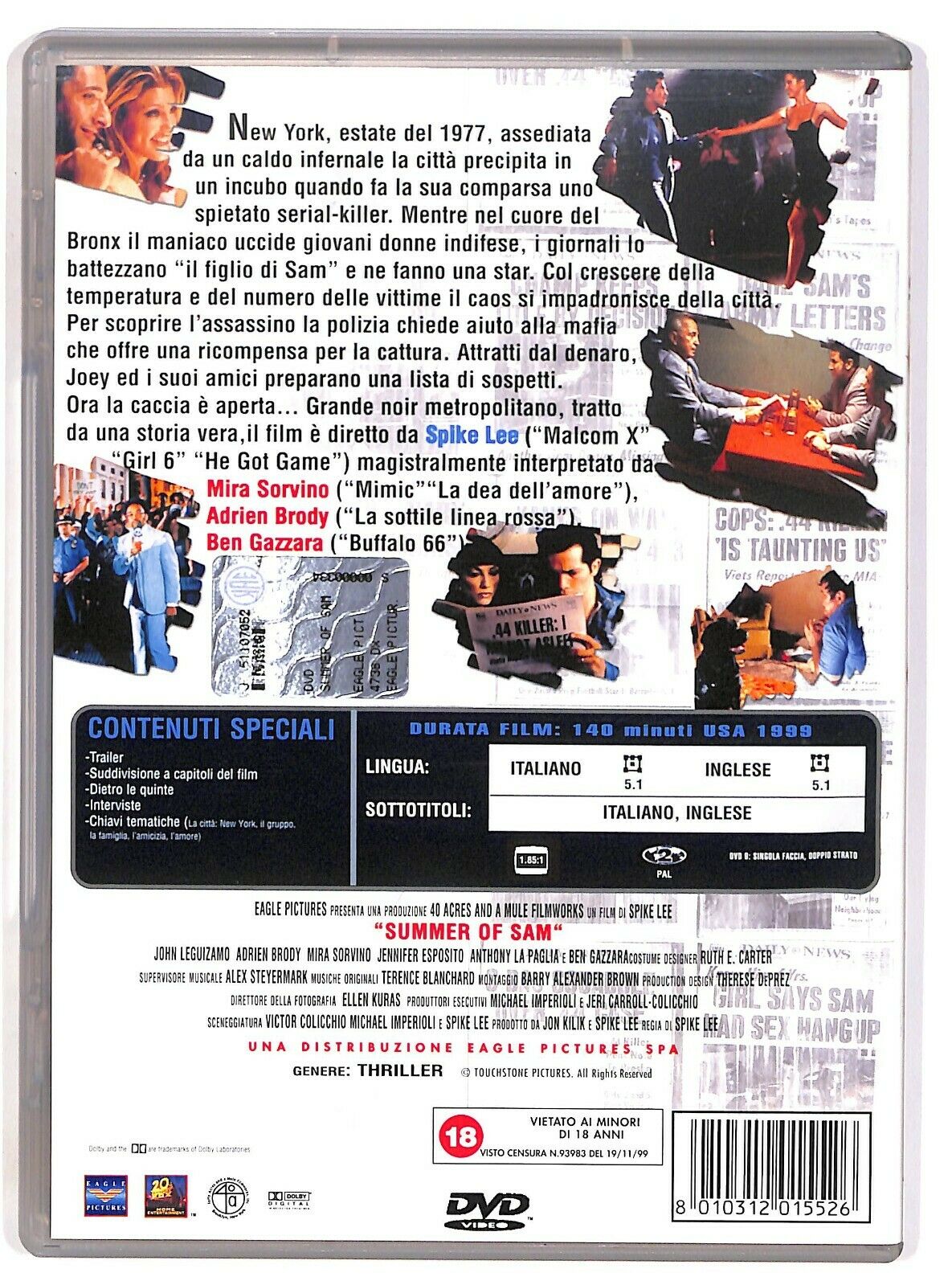 EBOND Summer Of Sam DVD D575128