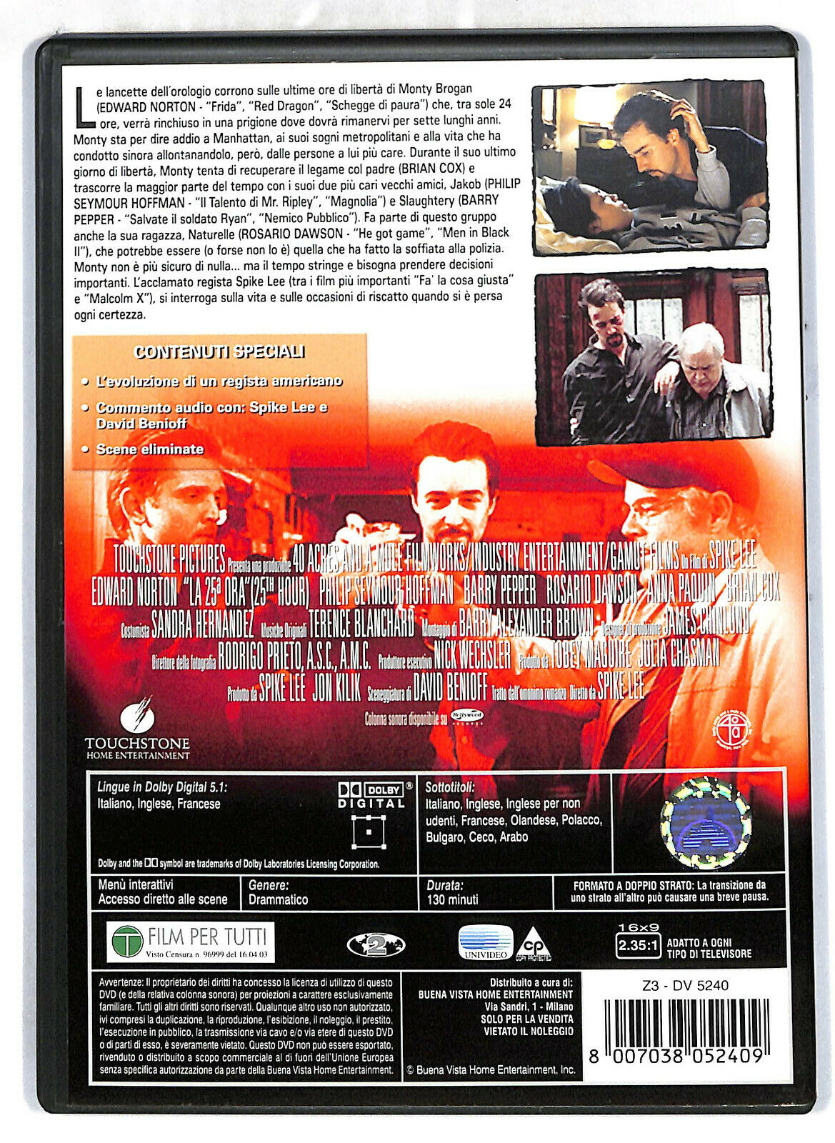EBOND La 25ª Ora DVD D575217