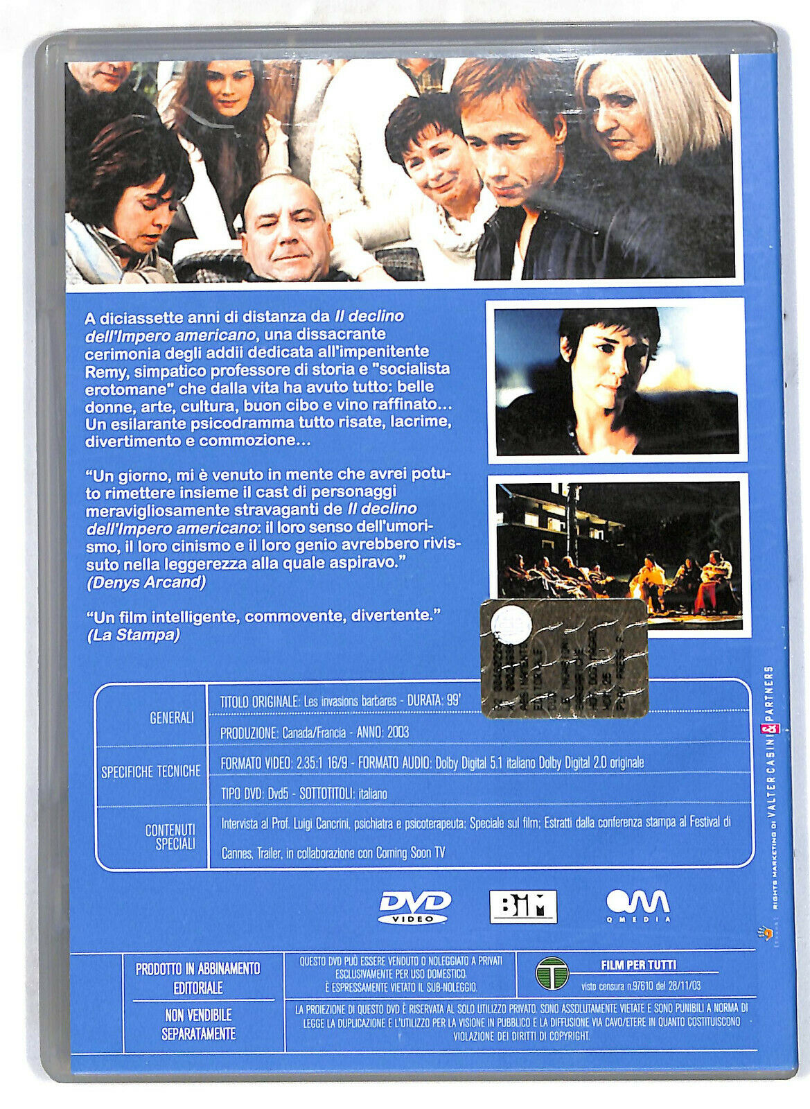 EBOND Le Invasioni Barbariche DVD D575240