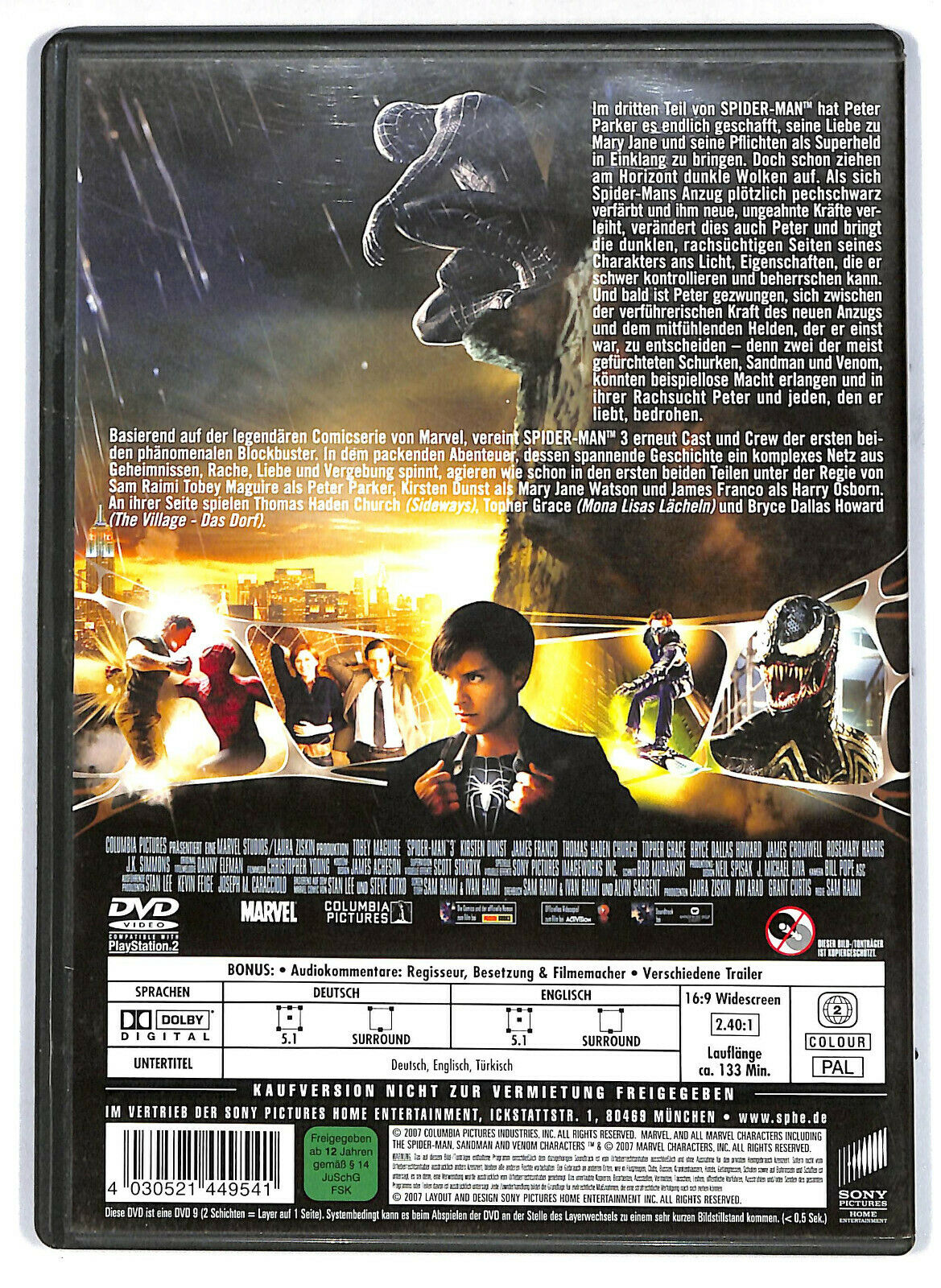 EBOND Spider-man 3 DVD D575309