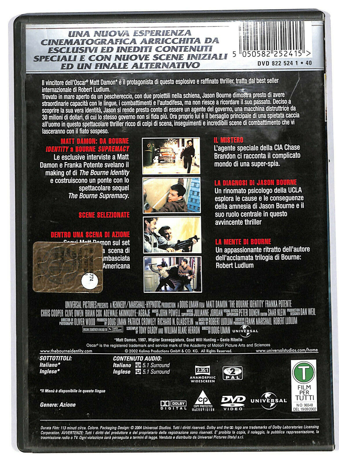 EBOND The Bourne Identity DVD D575336