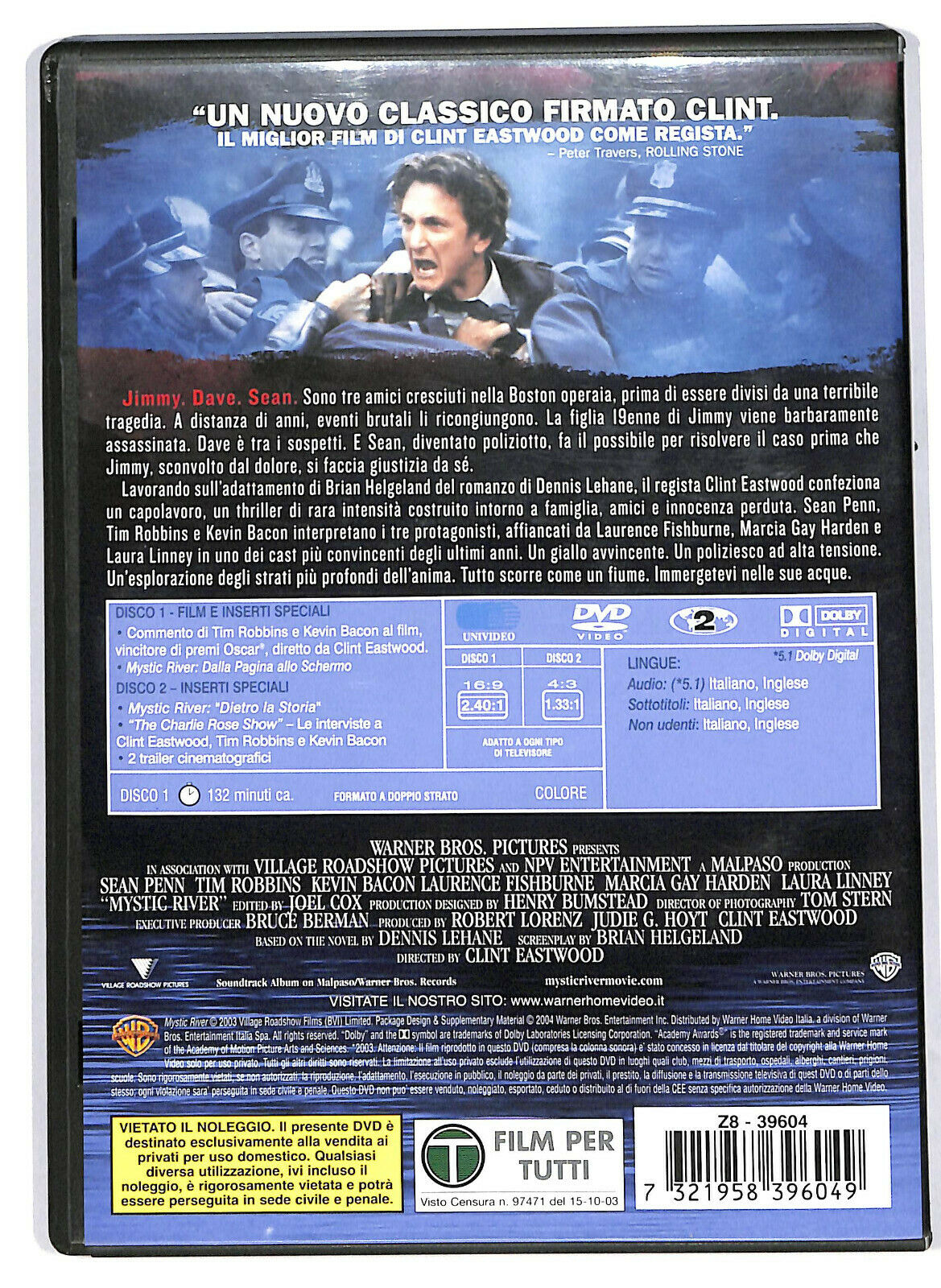 EBOND Mystic River DVD EDizione 2 Dischi D575354