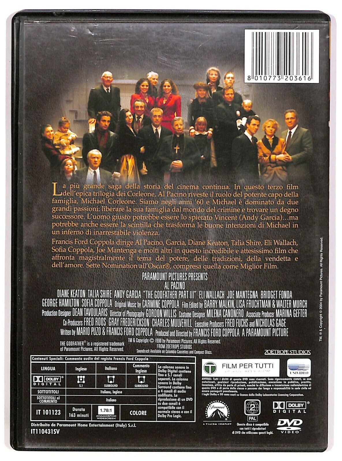 EBOND Il Padrino - Parte 3 DVD D575708