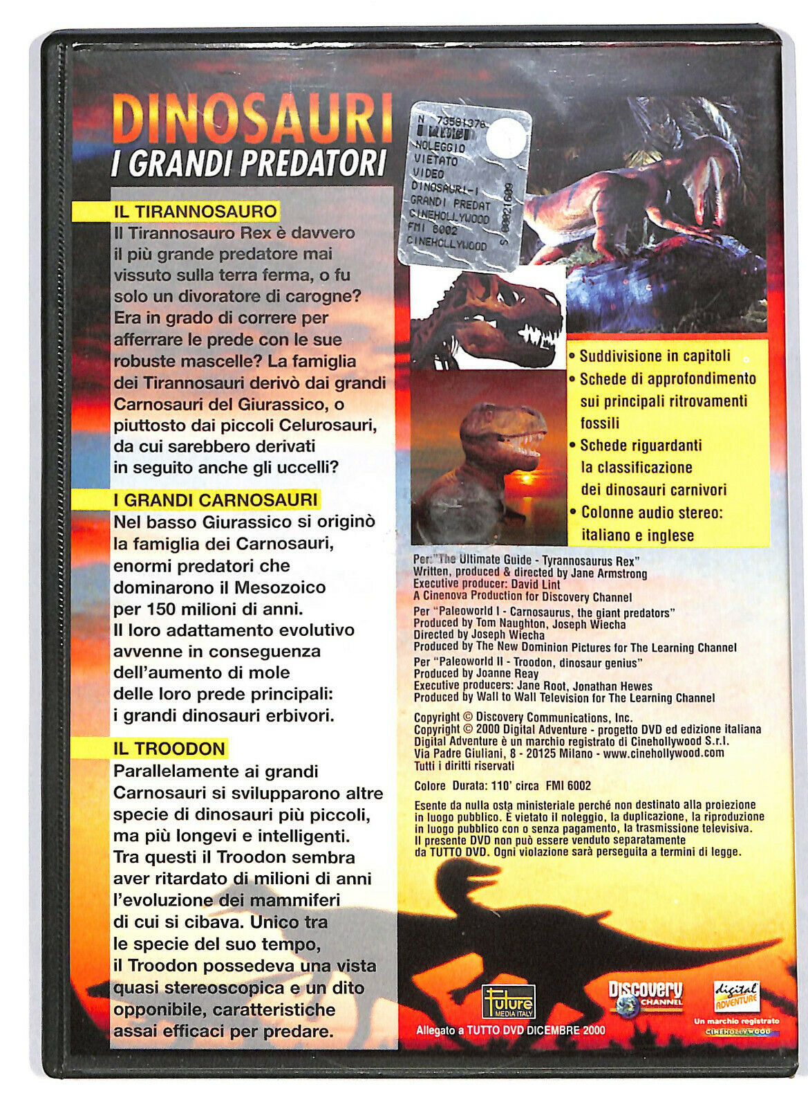 EBOND Dinosauri i Grandi Predatori DVD D576764