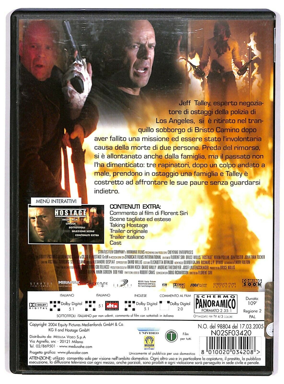 EBOND Hostage Con Bruce Willis DVD D576817