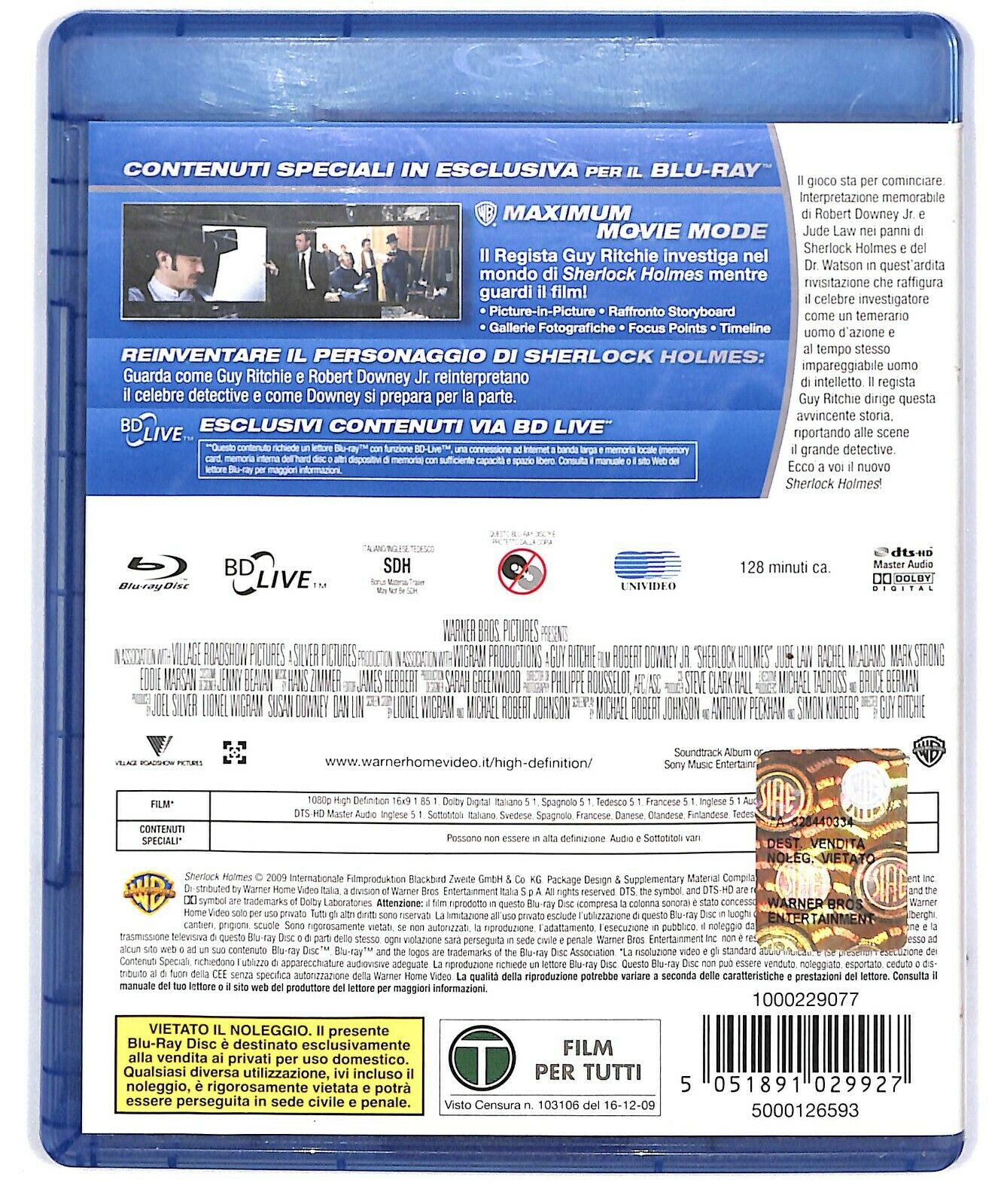 EBOND Sherlock Holmes BLURAY D576836