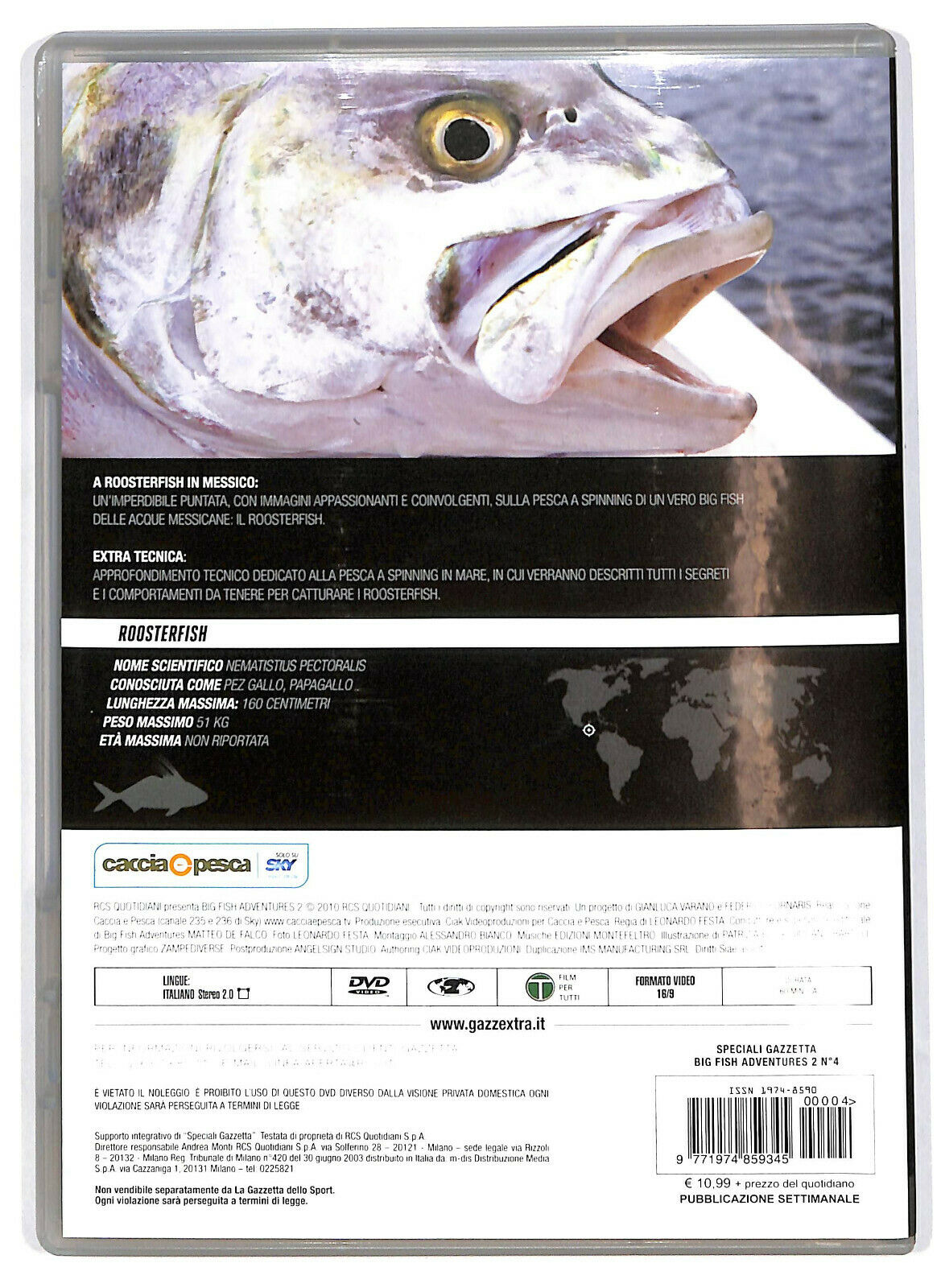 EBOND Big Fish Adventures 2 - A Roosterfish In Messico Vol4 DVD D576911