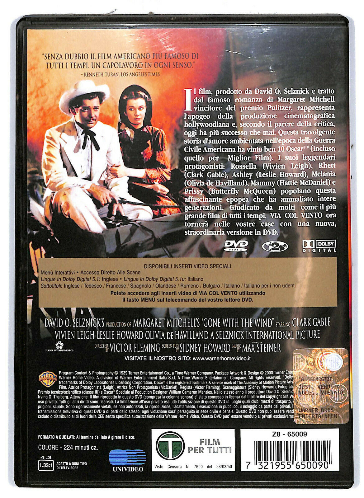 EBOND Via Col Vento DVD D577145