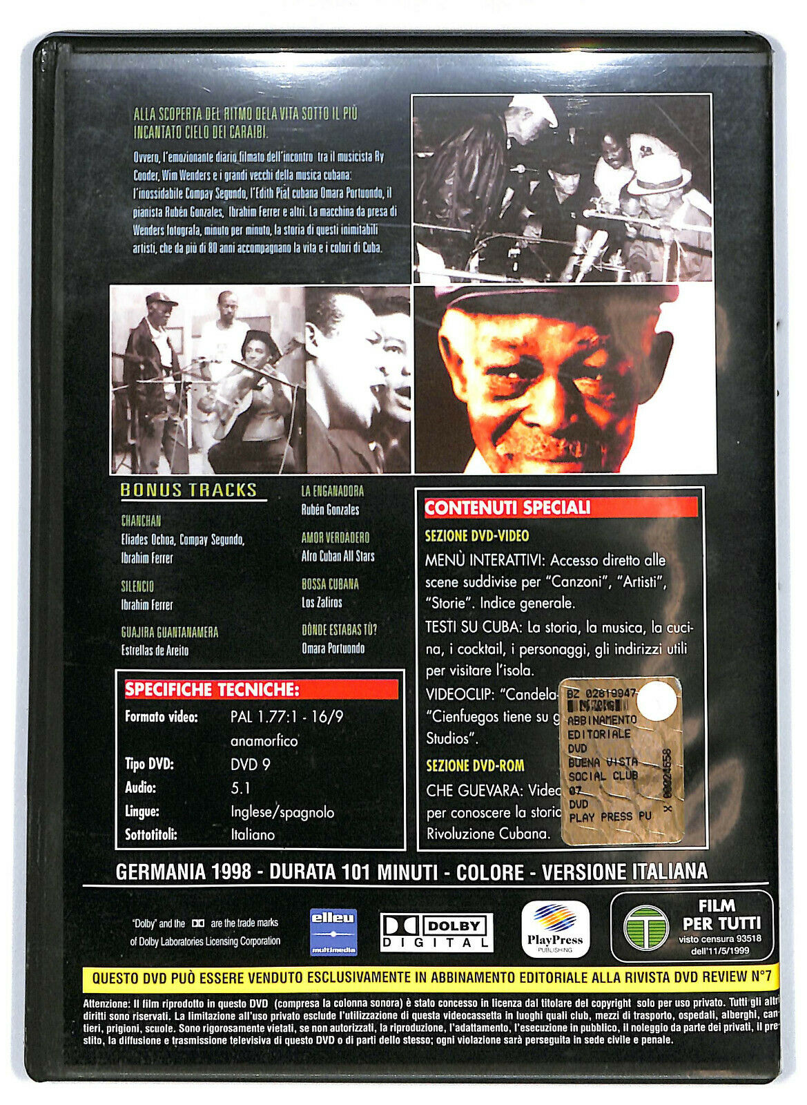 EBOND Buena Vista Social Club DVD Collectors' Edition D577147
