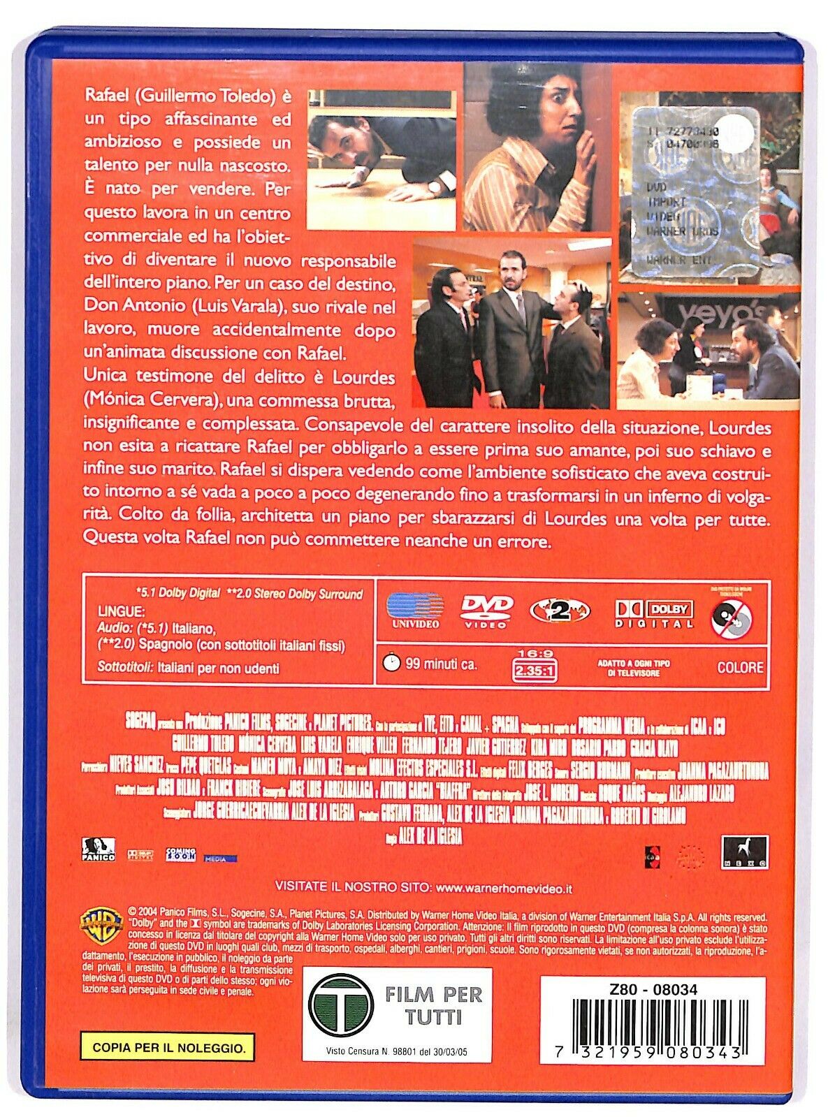 EBOND Crimen Perfecto - Finche Morte Non Li Separi DVD Ex Noleggio D577320
