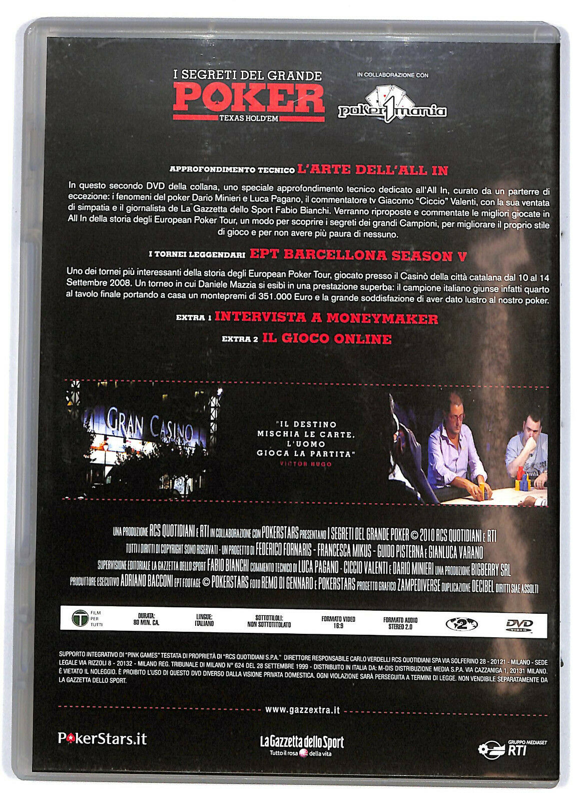 EBOND i Segreti Del Grande Poker - Il Gioco Aggressivo Vol.2 DVD D577726