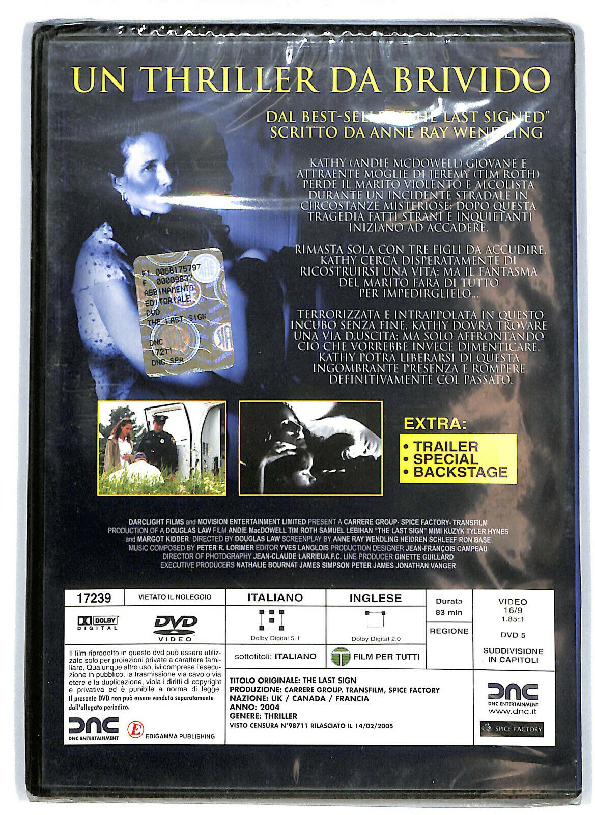 EBOND The Last Sign DVD D578006