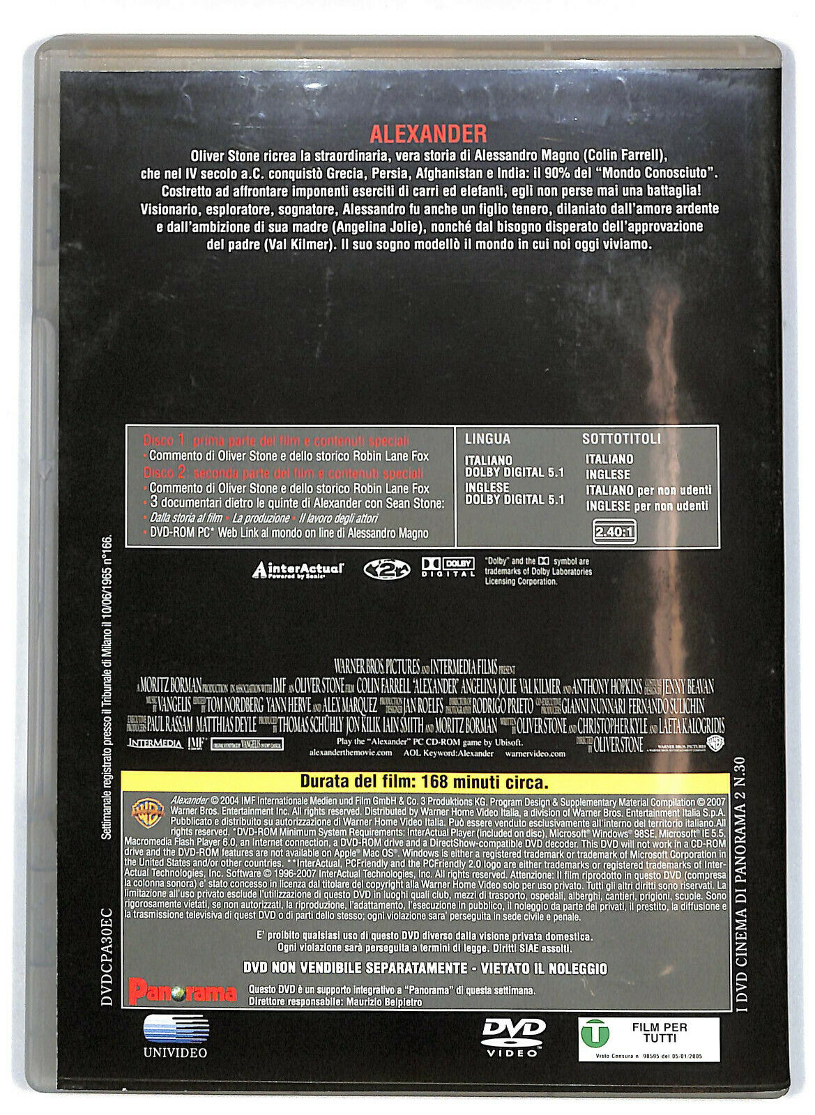 EBOND Alexander DVD Editoriale D578036