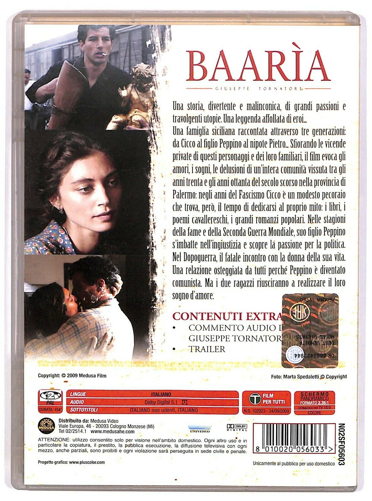 EBOND Baaria Di Giuseppe Tornatore DVD D578142