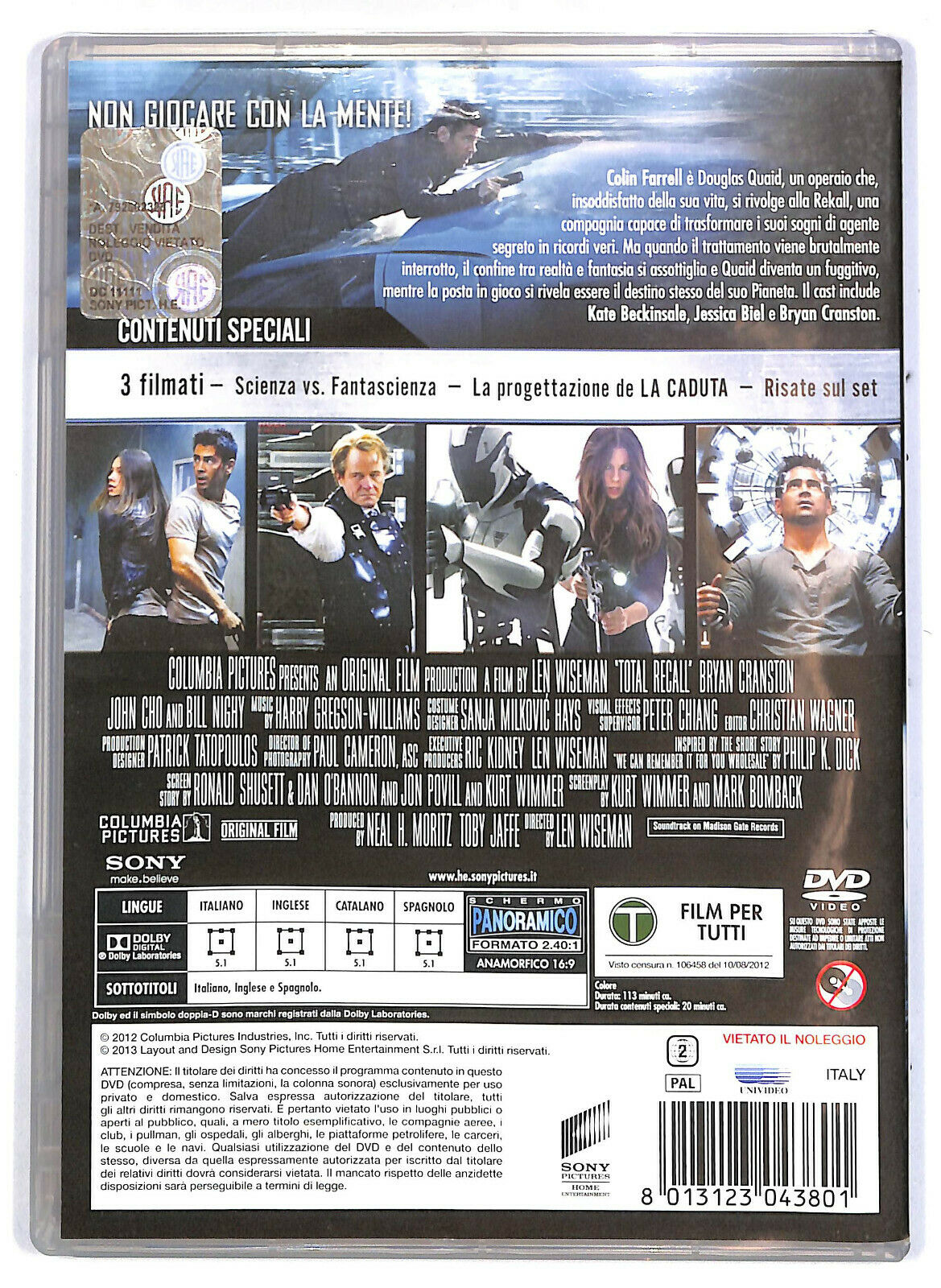 EBOND Total Recall - Atto Di Forza DVD D578222