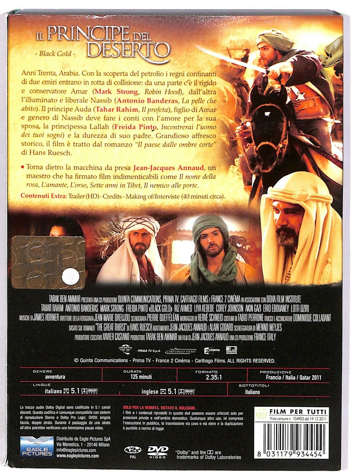 EBOND Il Principe Del Deserto DVD D578313