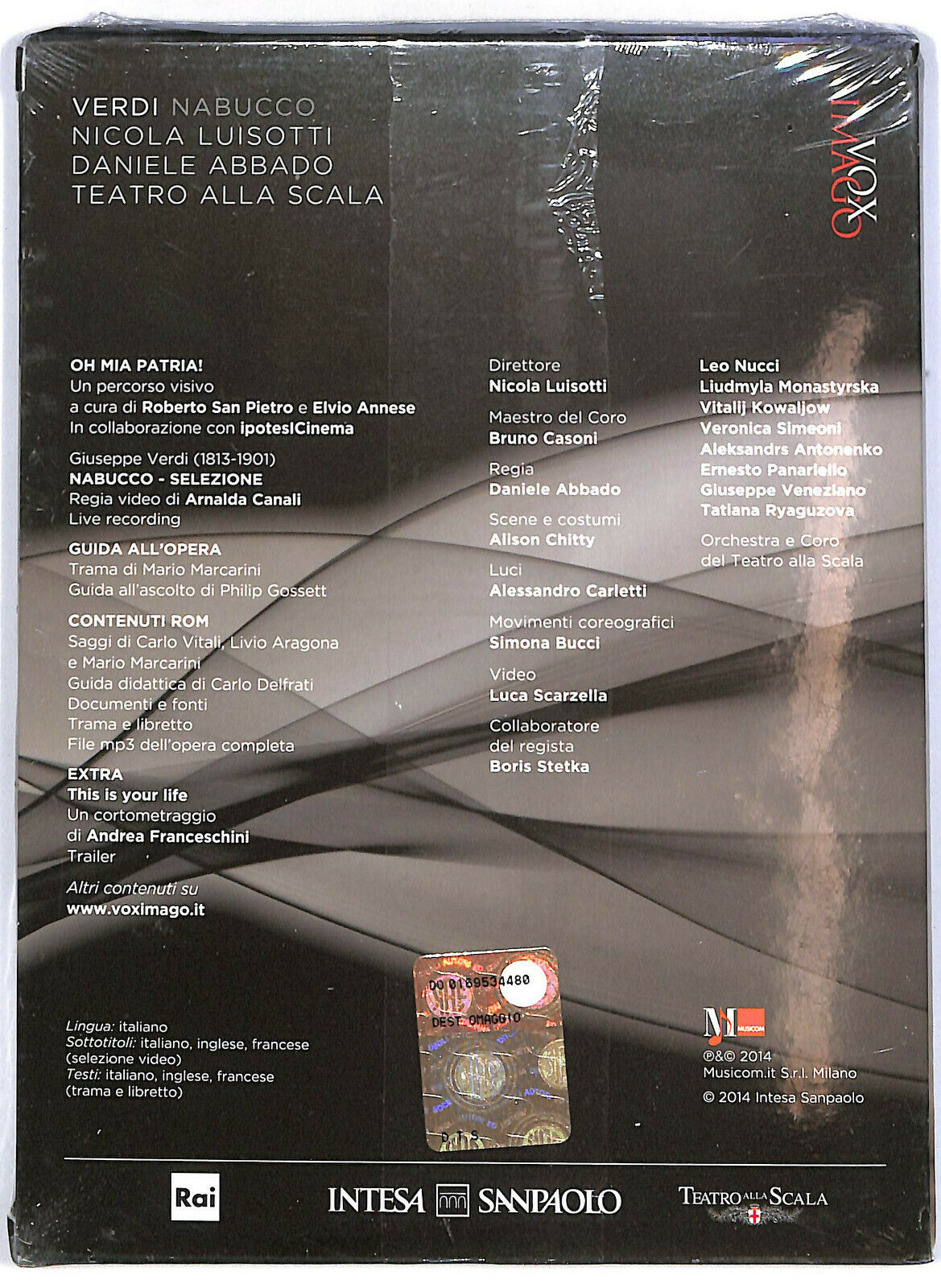 EBOND Verdi - Nabucco - Nicola Luisotti - Daniele Abbado DVD Editoriale D578602