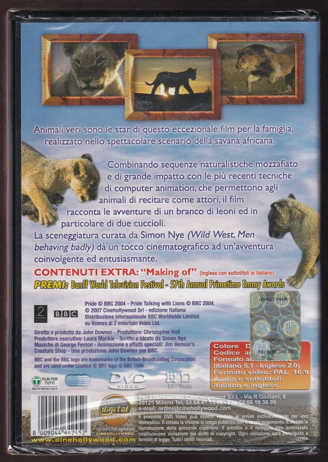 EBOND Due Cuccioli Nella Savana DVD D578801