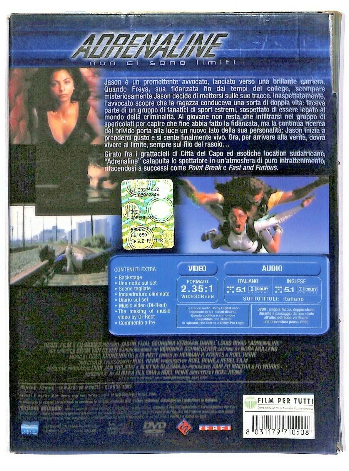 EBOND Adrenaline Non Ci Sono Limiti Di Roel Reine DVD Digipack D579710