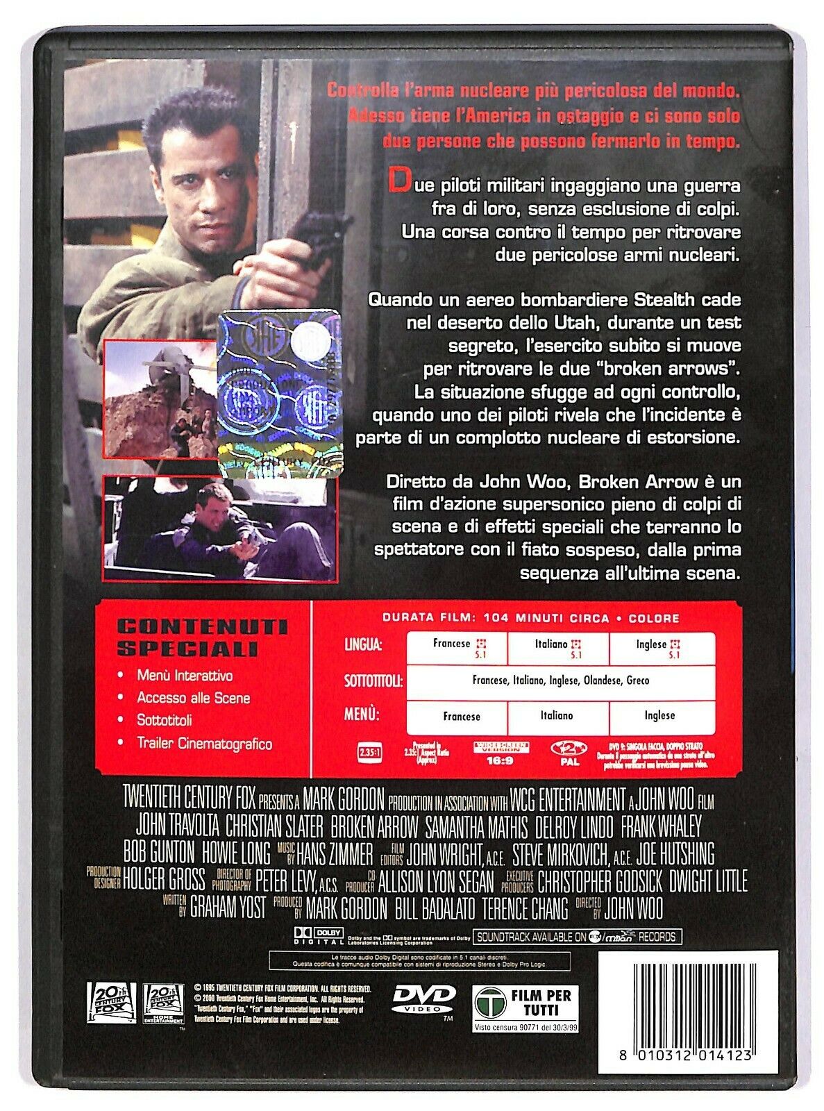 EBOND Nome In Codice: Broken Arrow DVD D579743