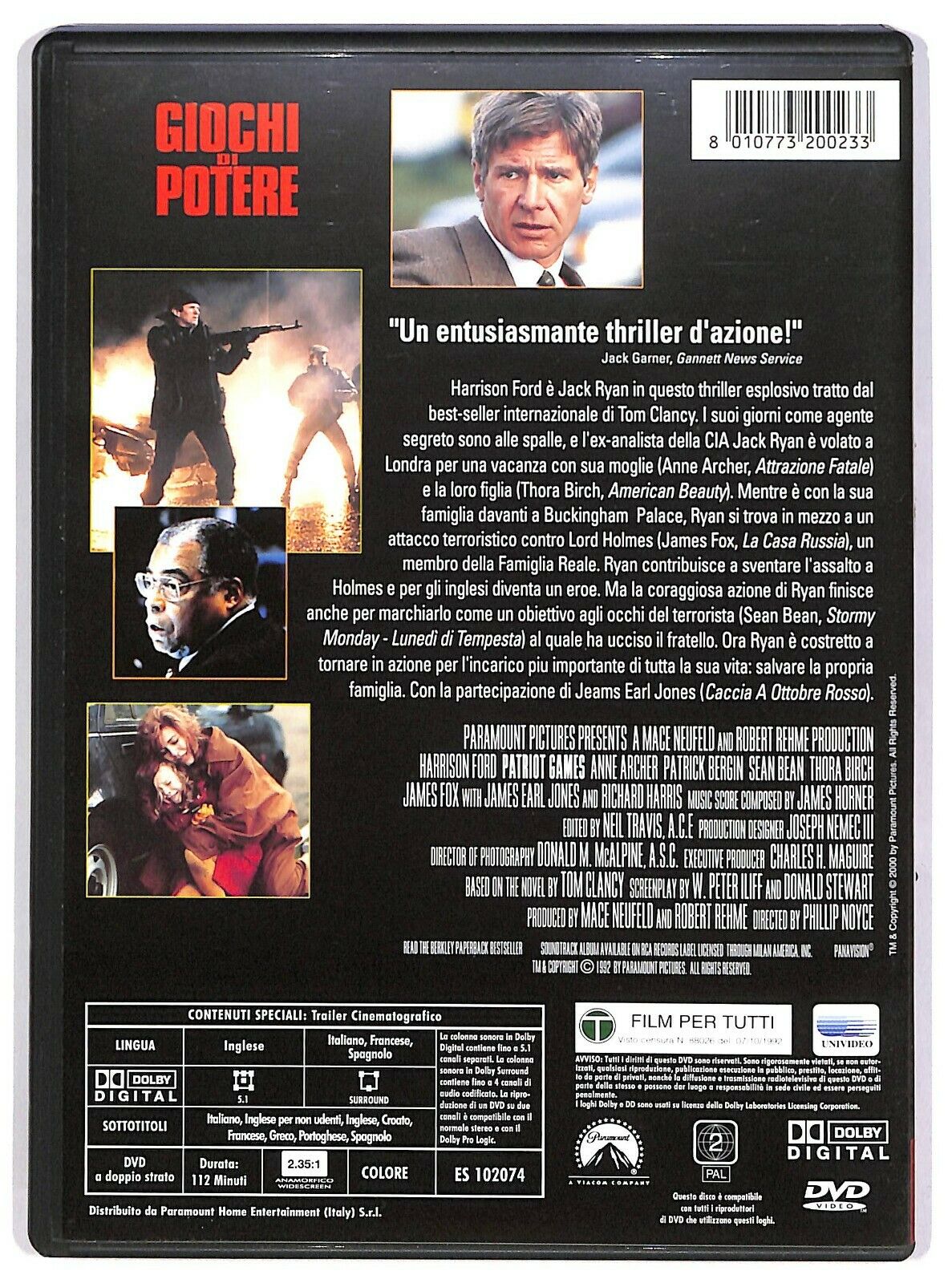 EBOND Giochi Di Potere Con Harryson Ford DVD D579758