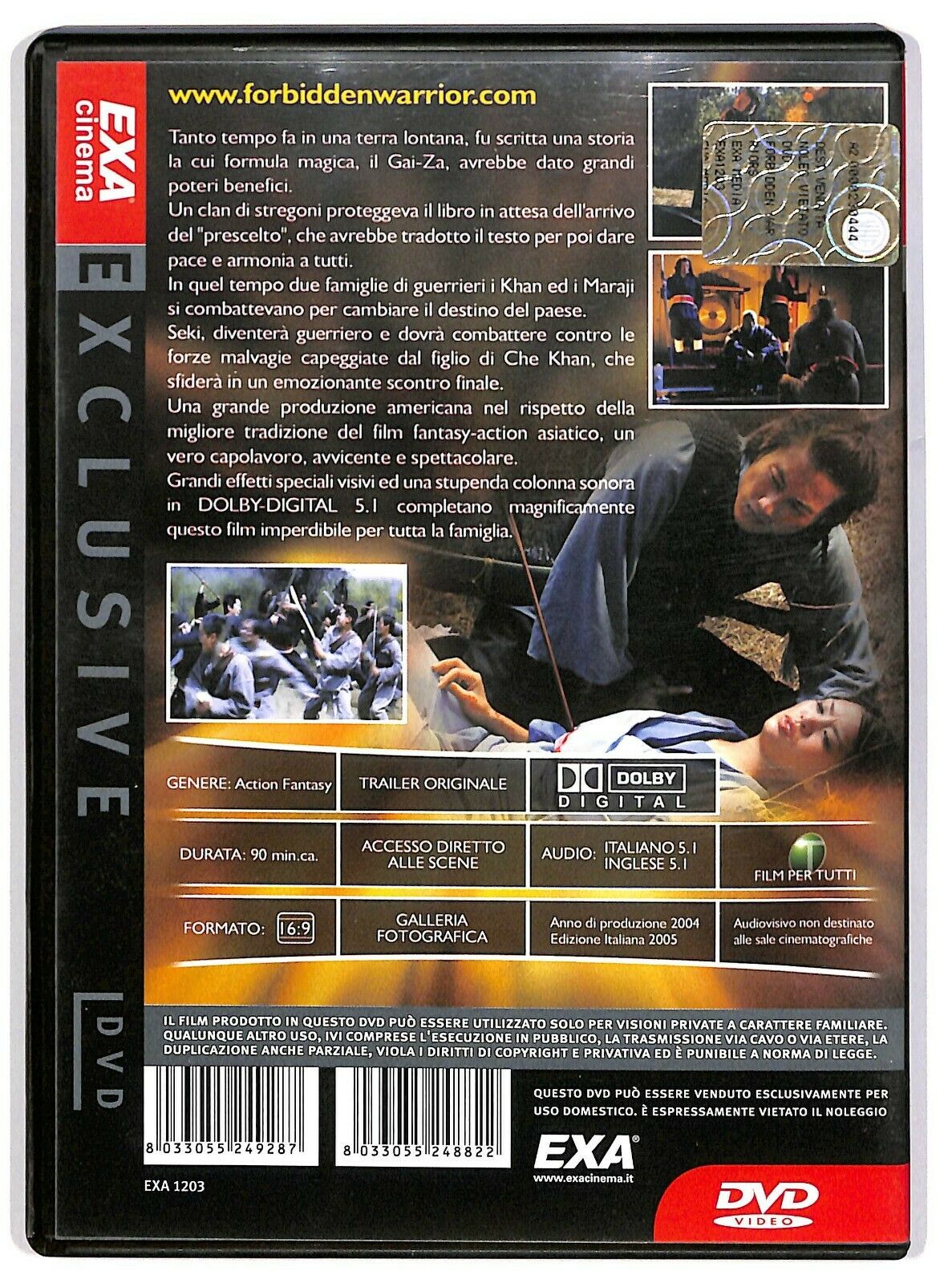 EBOND Forbidden Warrior Di Jimmy Nickerson DVD D579938