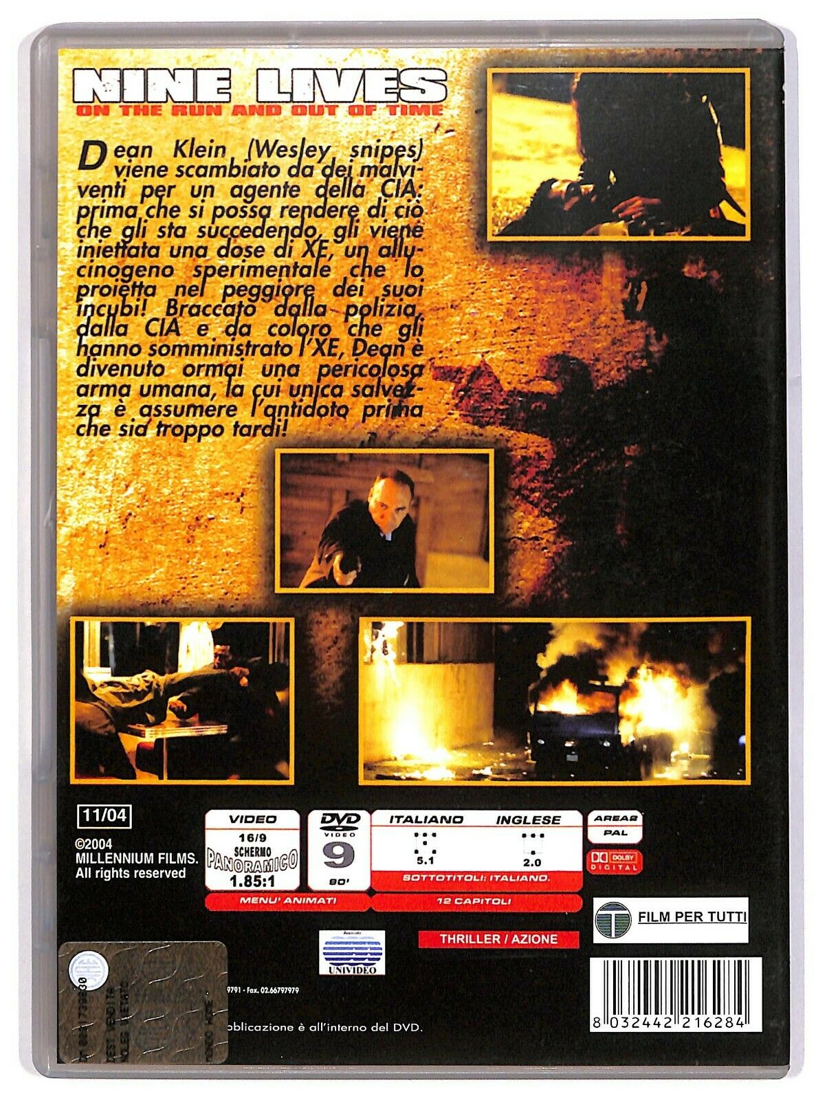 EBOND Nine Lives - On The Run And Out Of Time Con Wesley Snipes DVD D579950