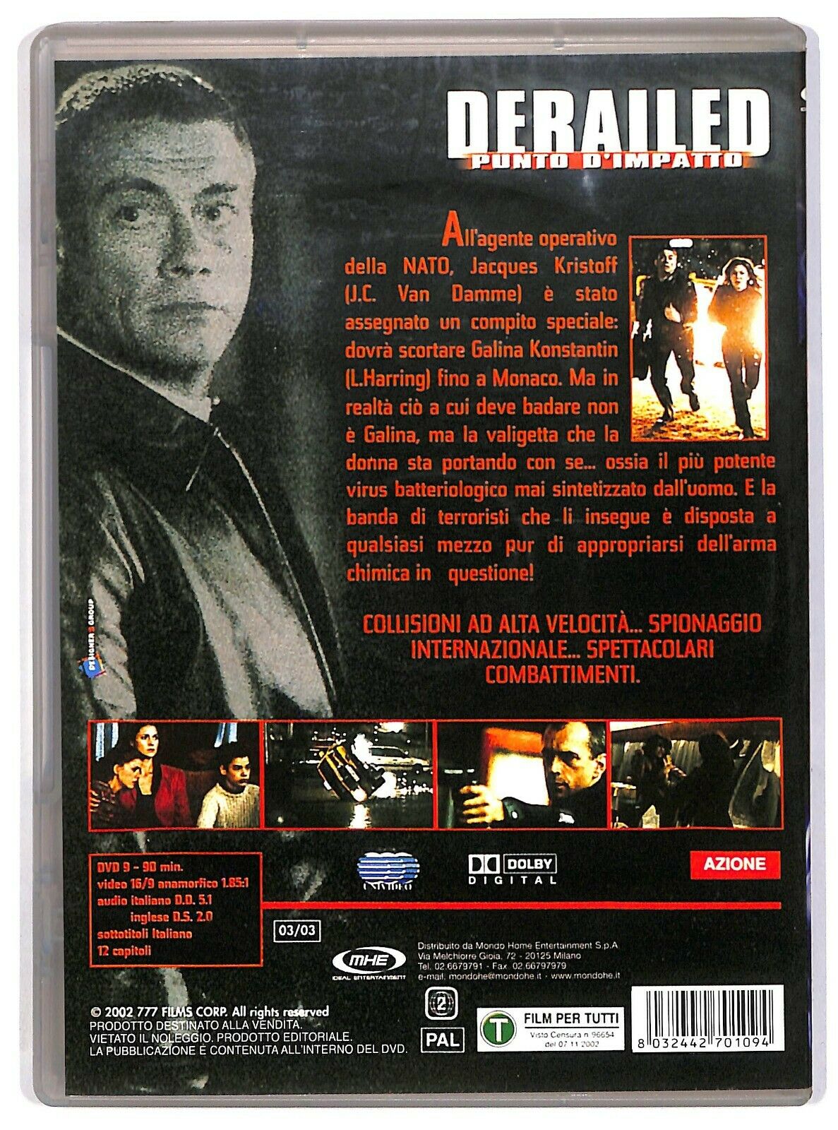 EBOND Derailed - Punto D'impatto Con Van Damme DVD D580063