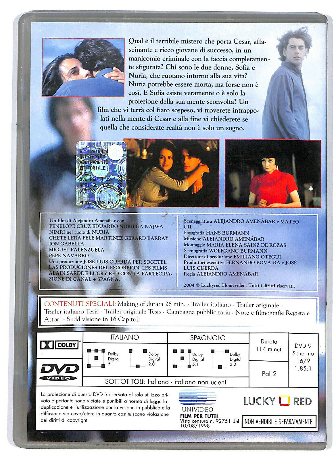 EBOND Apri Gli Occhi DVD D580518